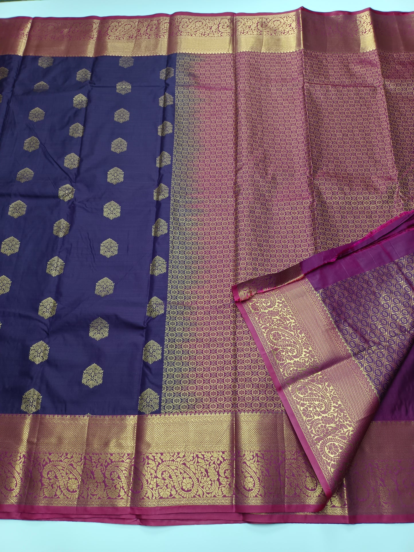 KANCHIPURAM SEMI SILK SAREE