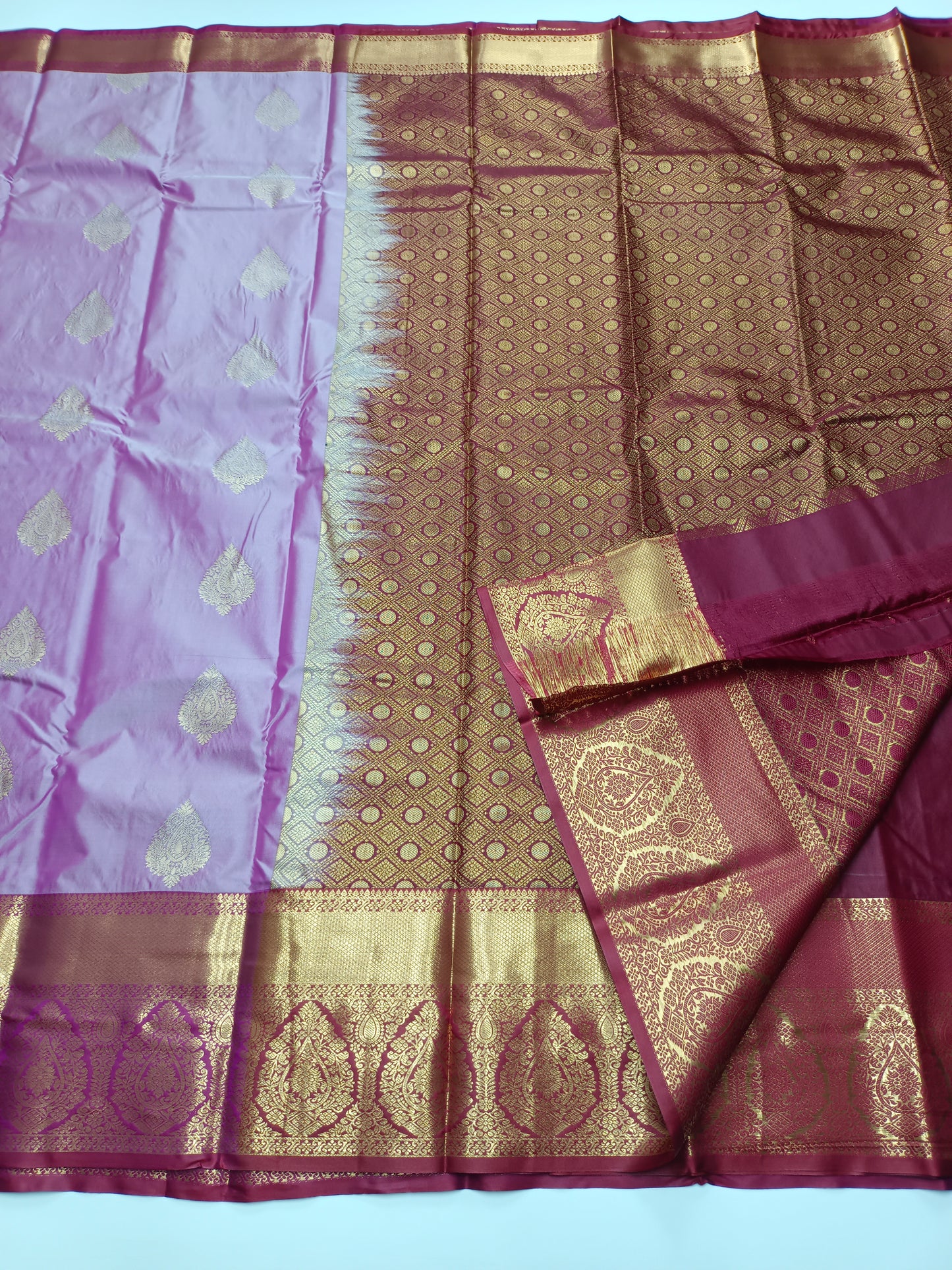 KANCHIPURAM SEMI SILK SAREE