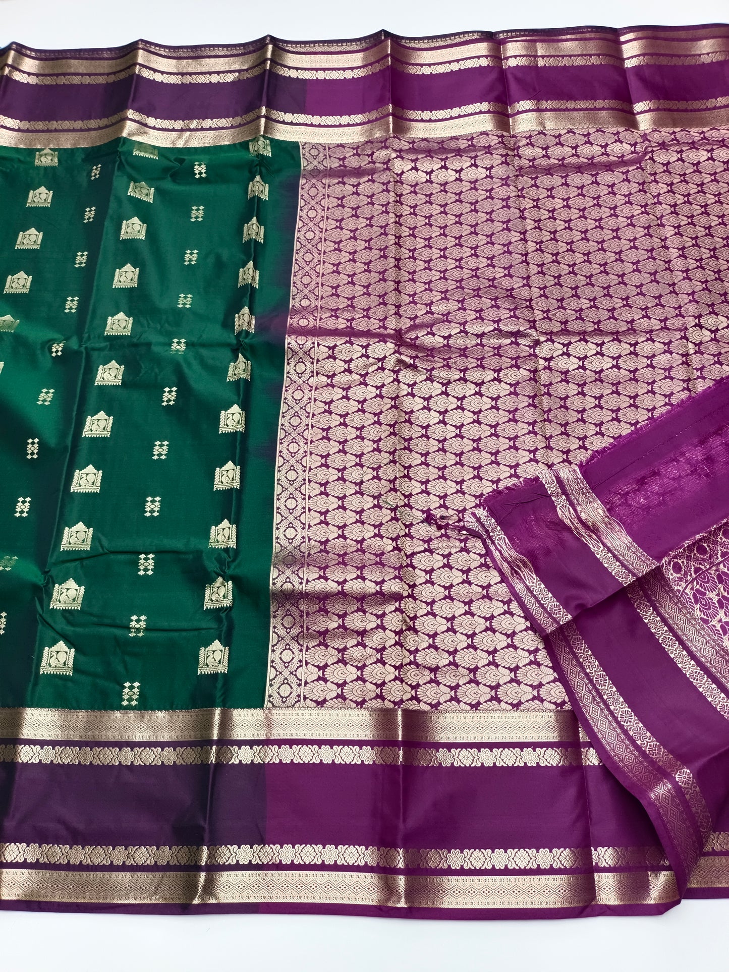 KANCHIPURAM SEMI SILK SAREE