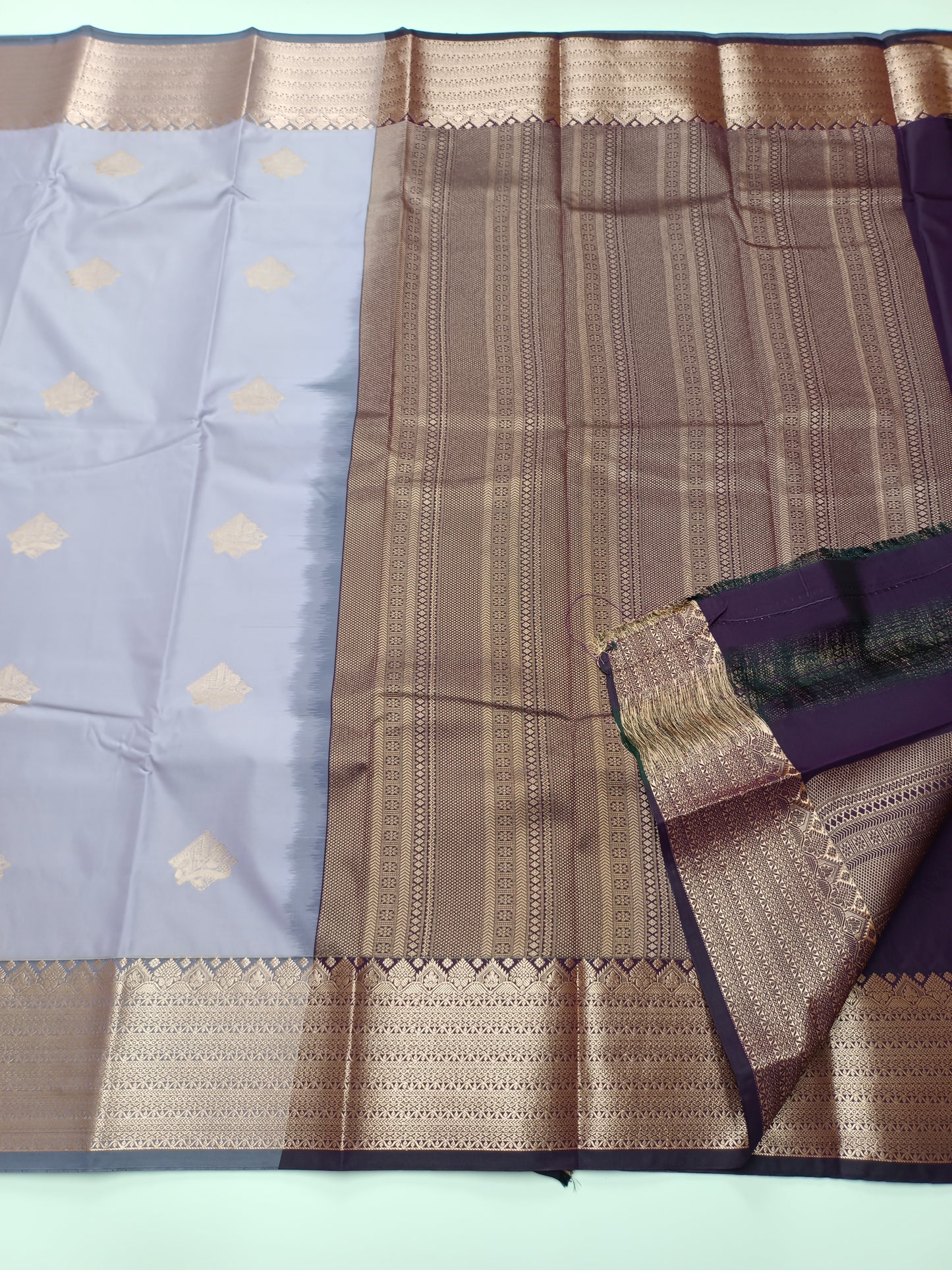 KANCHIPURAM SEMI SILK SAREE