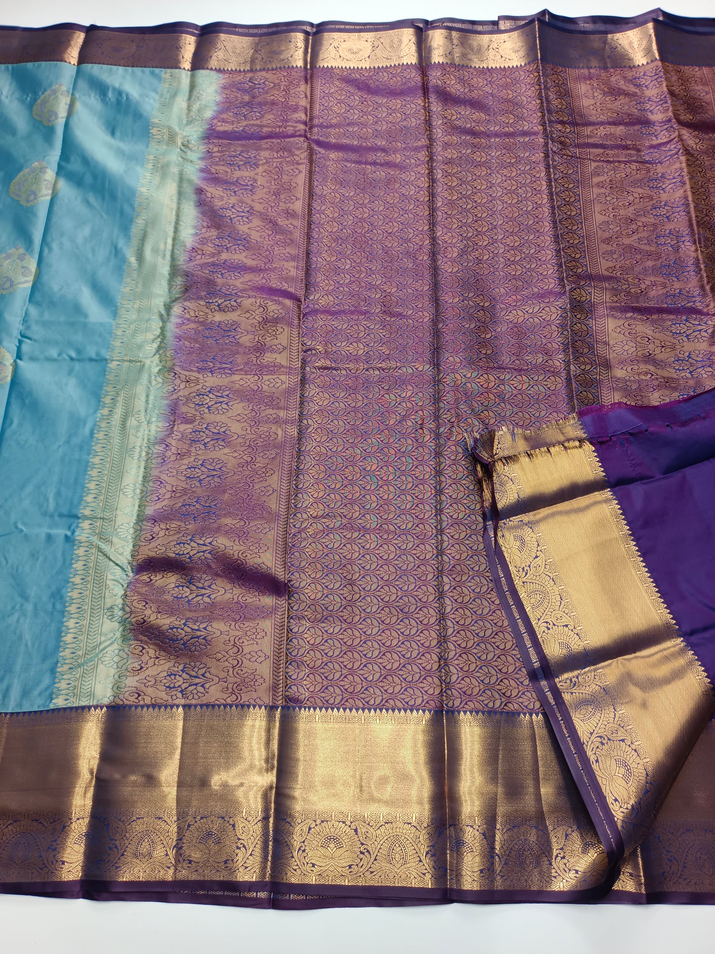 KANCHIPURAM SEMI SILK SAREE