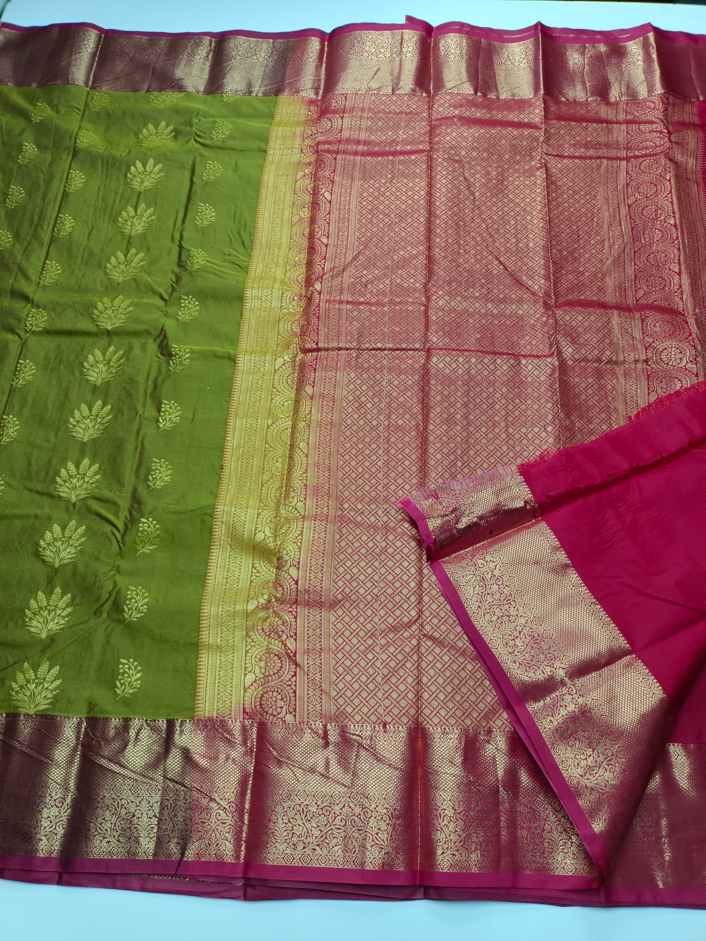 KANCHIPURAM SEMI SILK SAREE