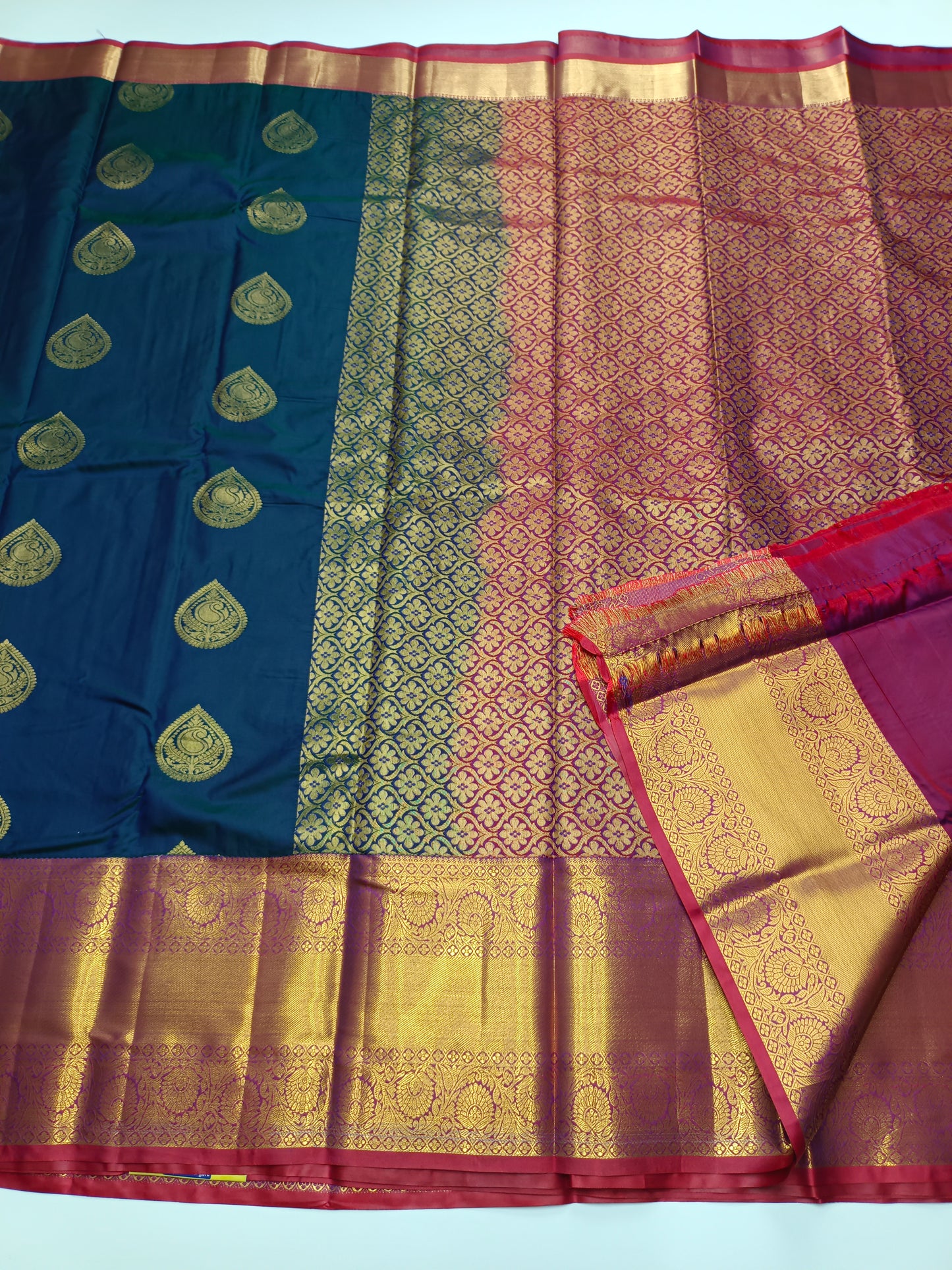 KANCHIPURAM SEMI SILK SAREE