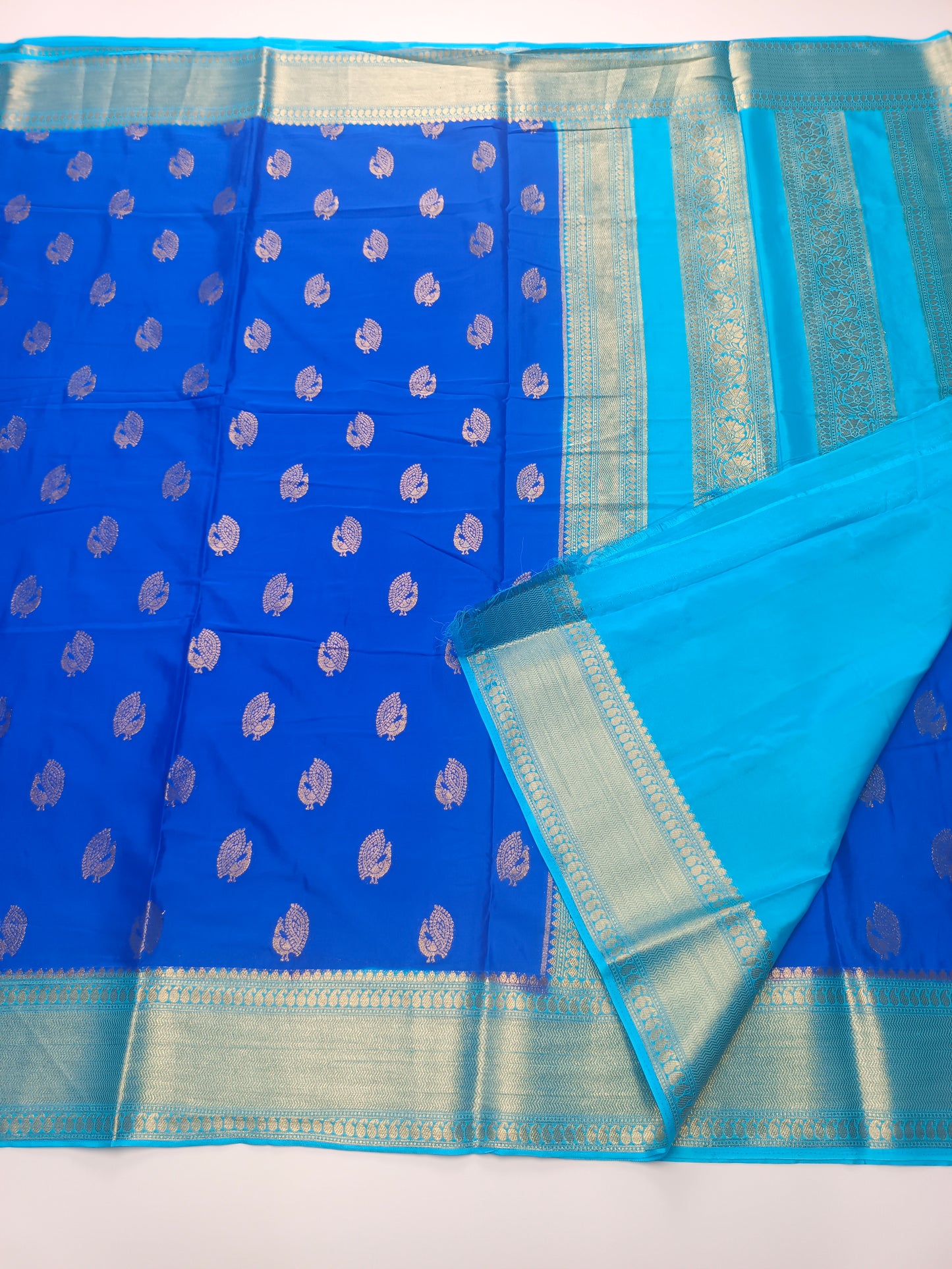FANCY SEMI CREPE SILK SAREE
