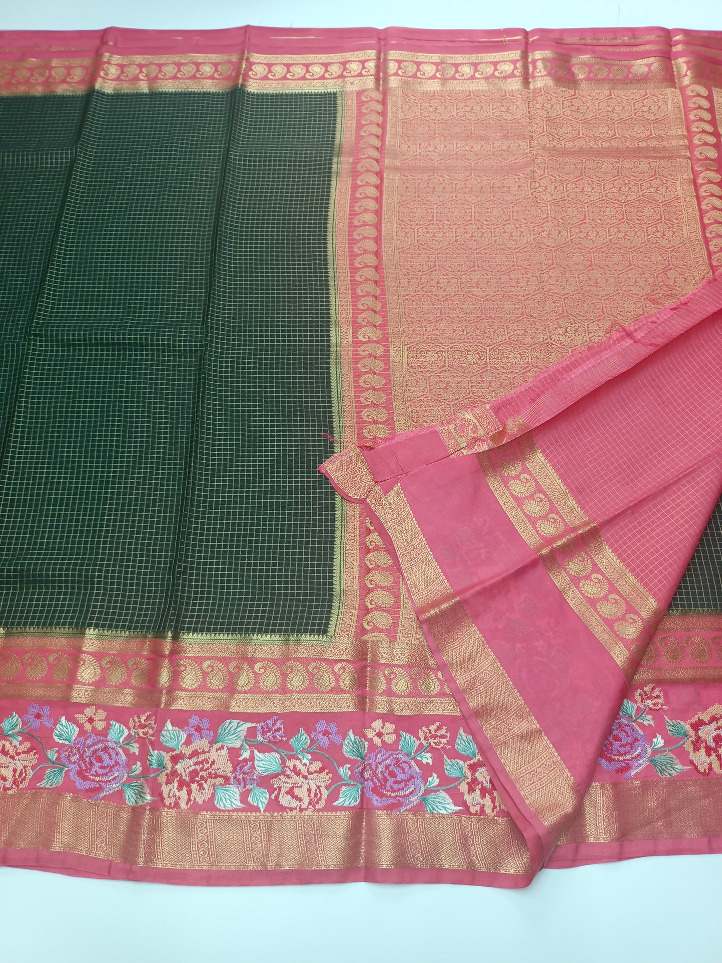 FANCY SEMI CREPE SILK SAREE