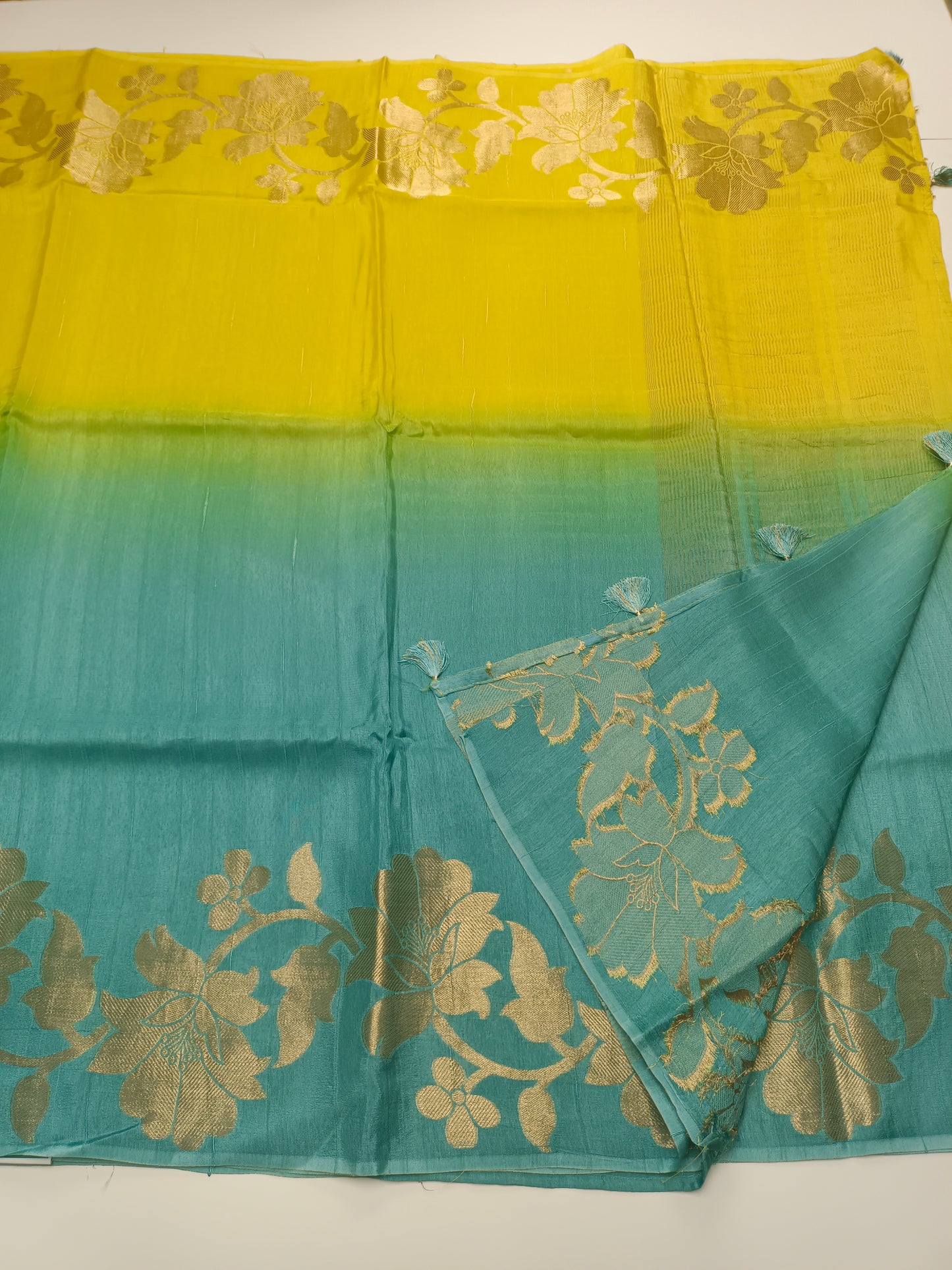 2D FANCY JUTE SILK SAREE
