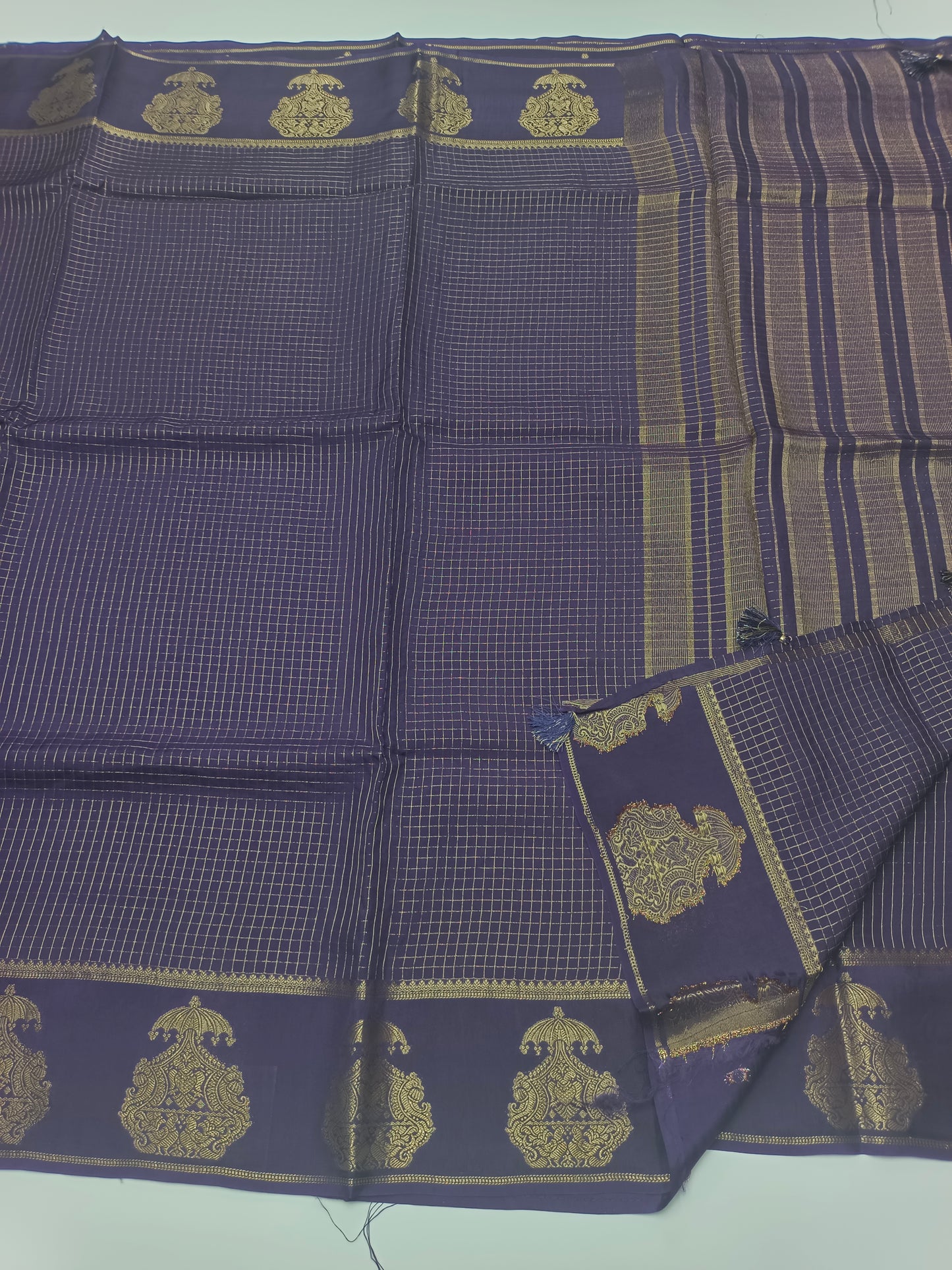 FANCY SEMI CREPE SILK SAREE