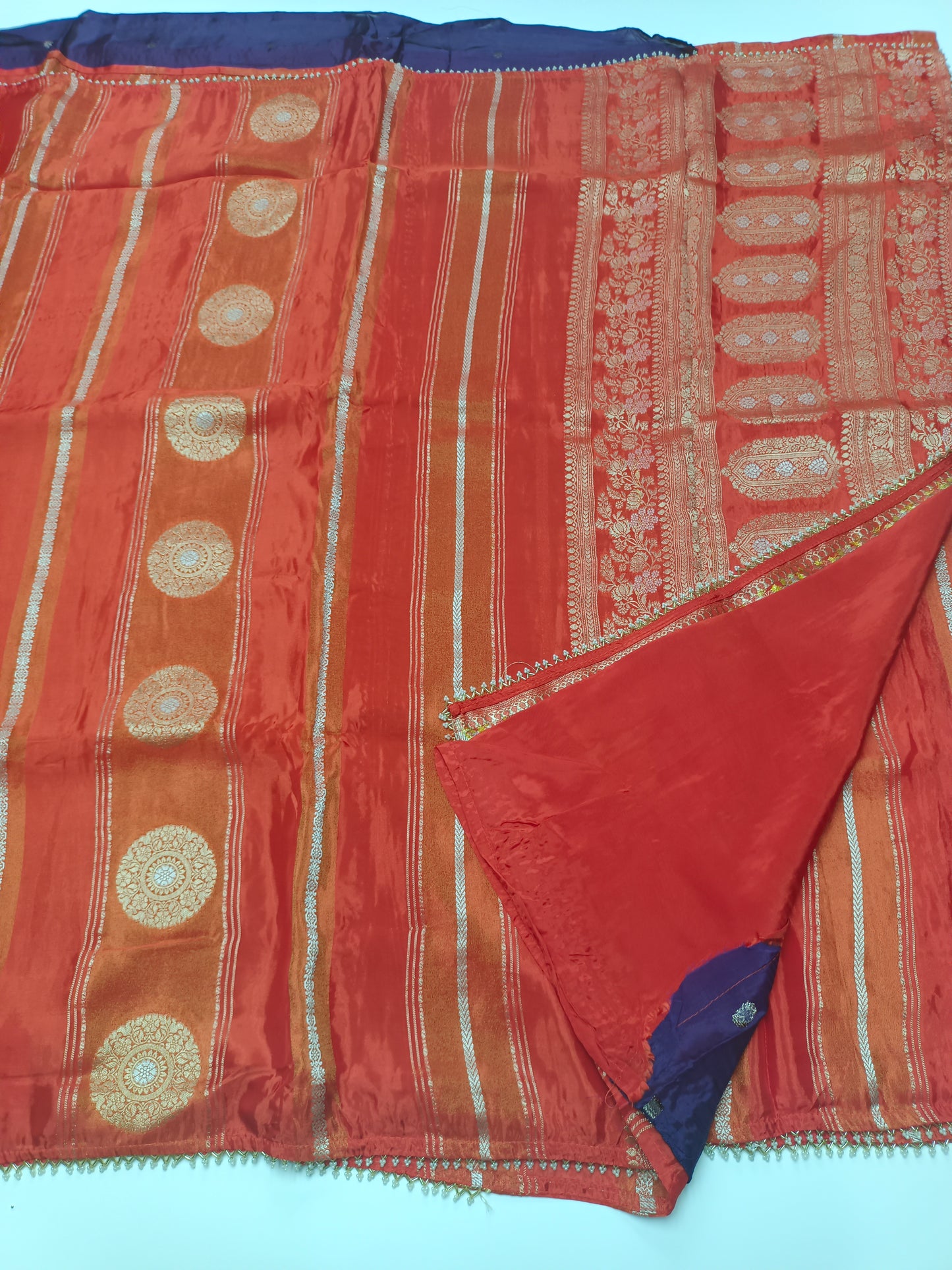 FANCY SATIN CREPE SILK SAREE