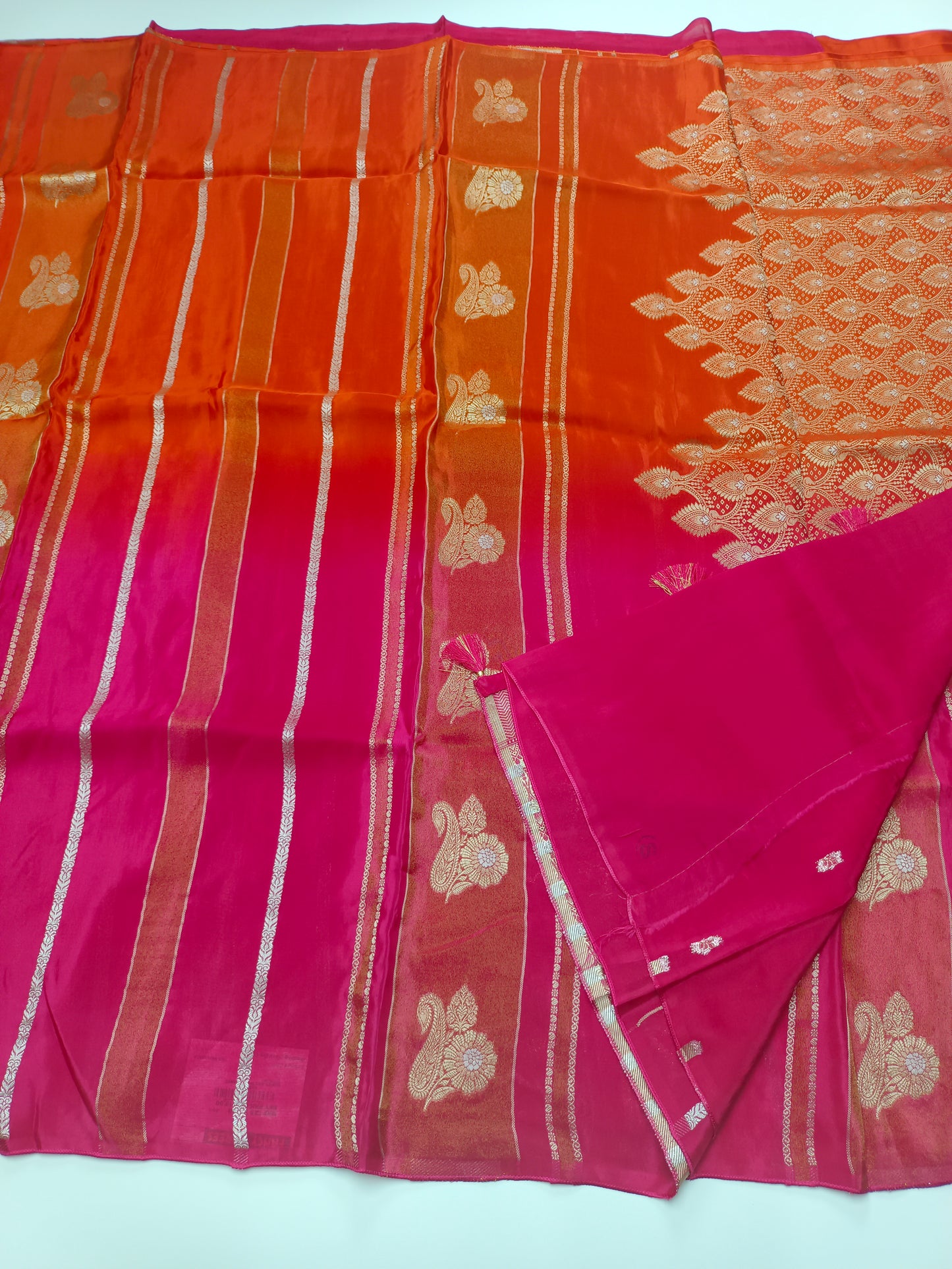 2D FANCY SATIN CREPE SILK SAREE