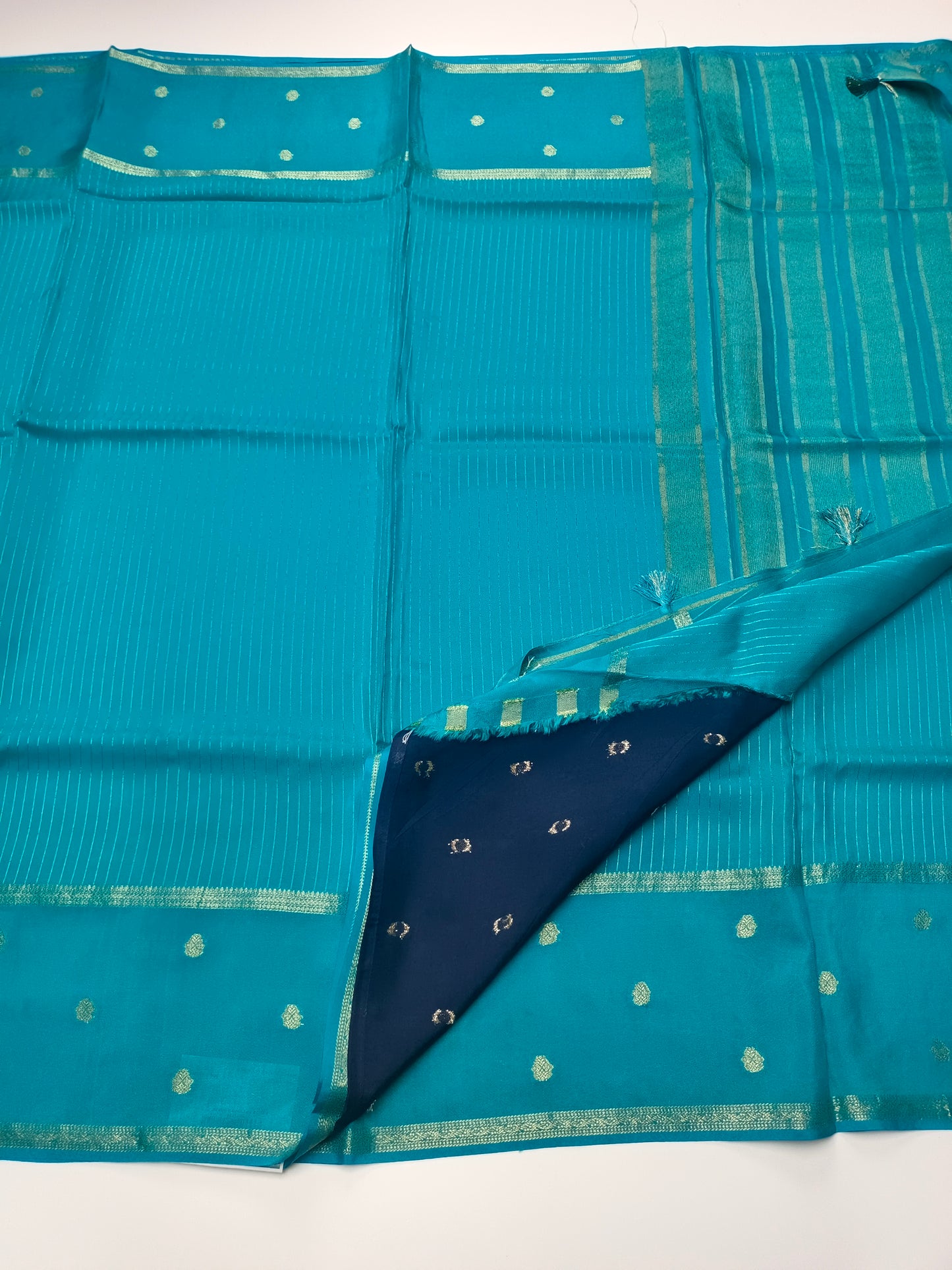 FANCY SEMI CREPE SILK SAREE