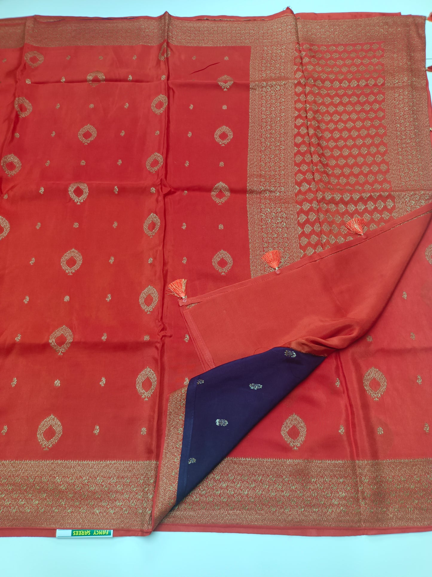 FANCY SEMI CREPE SILK SAREE