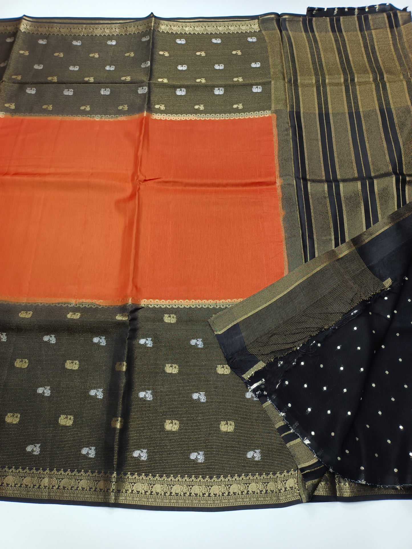 FANCY SEMI CREPE SILK SAREE (SPECIAL 30% DISCOUNT)