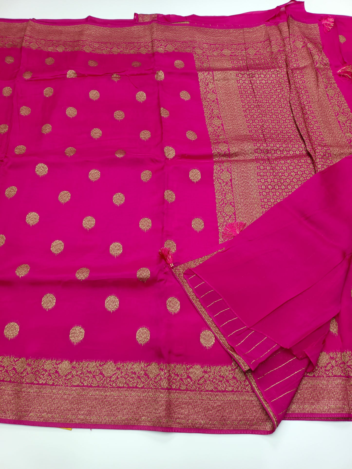 FANCY SEMI DOLA SILK SAREE (SPECIAL 30% DISCOUNT)