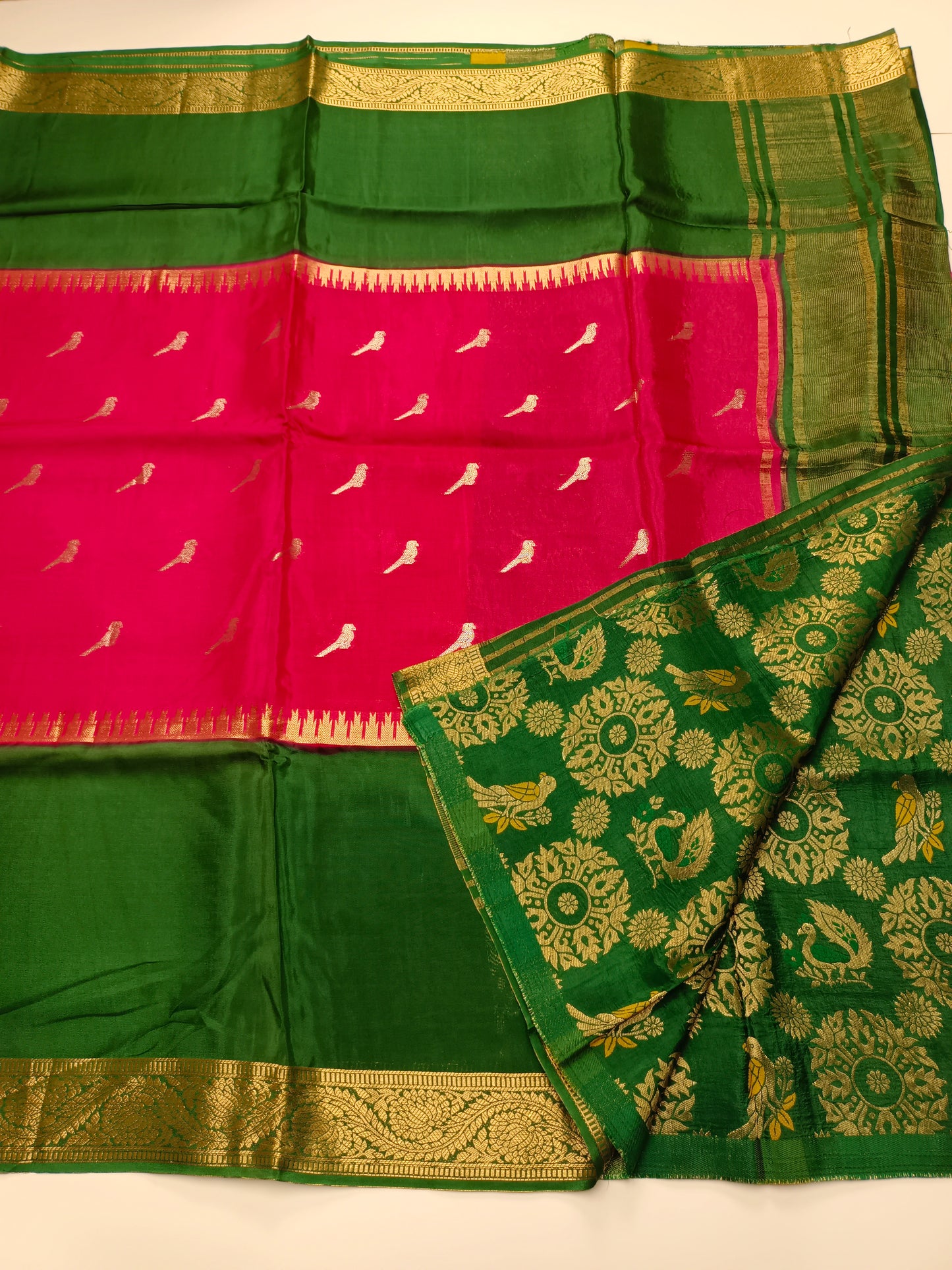 FANCY SEMI DOLA SILK SAREE (SPECIAL 30% DISCOUNT)