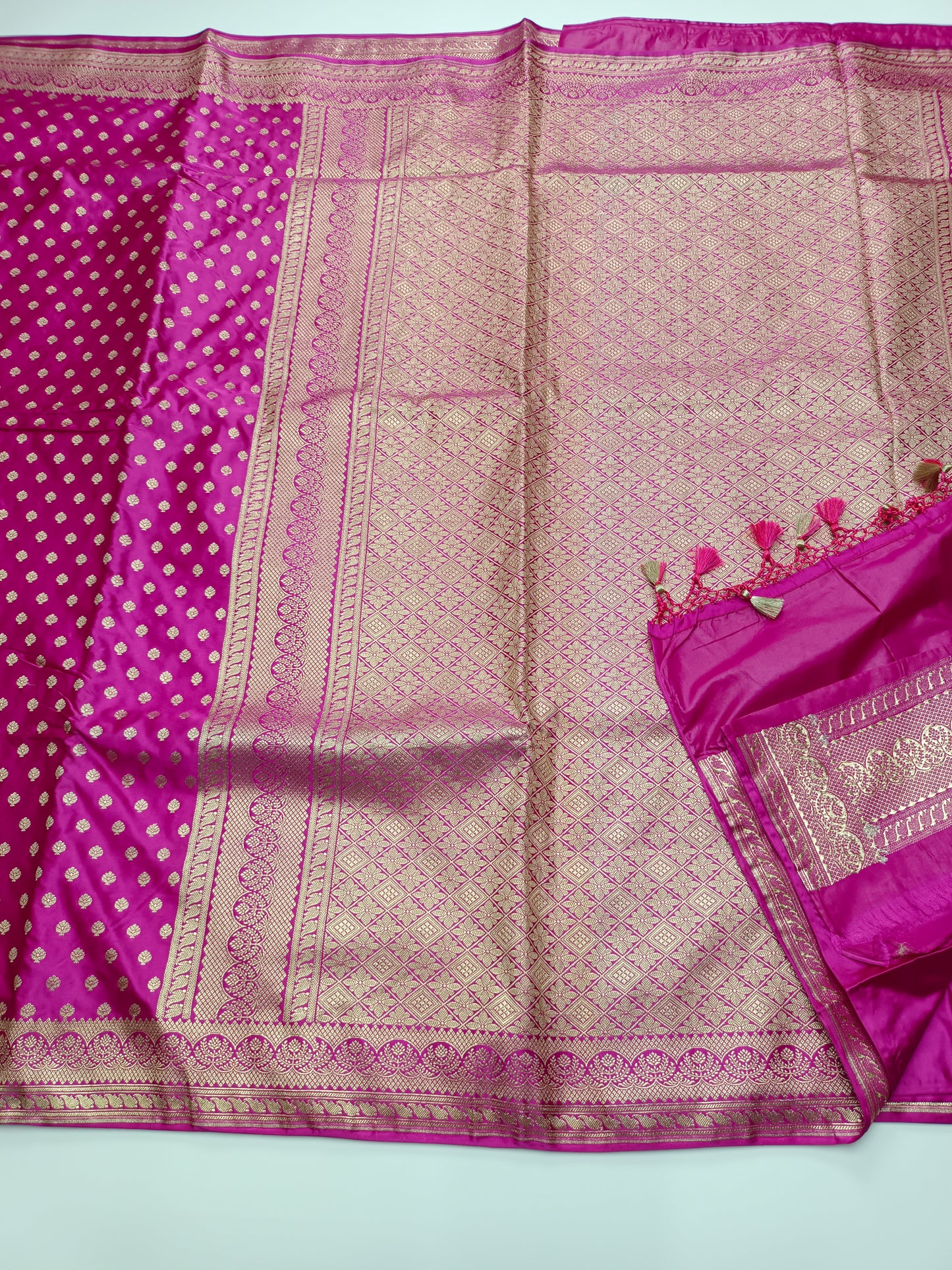 FANCY SEMI DOLA BANARASI SAREE (SPECIAL 30% DISCOUNT)