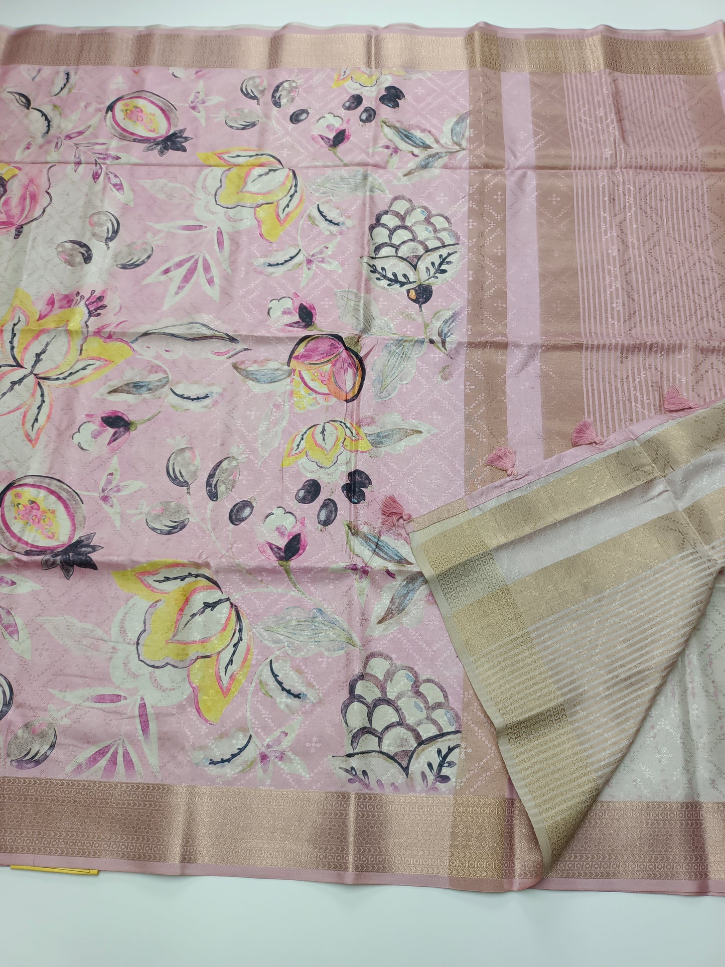 FANCY TUSSER SILK SAREE (SPECIAL 30% DISCOUNT)