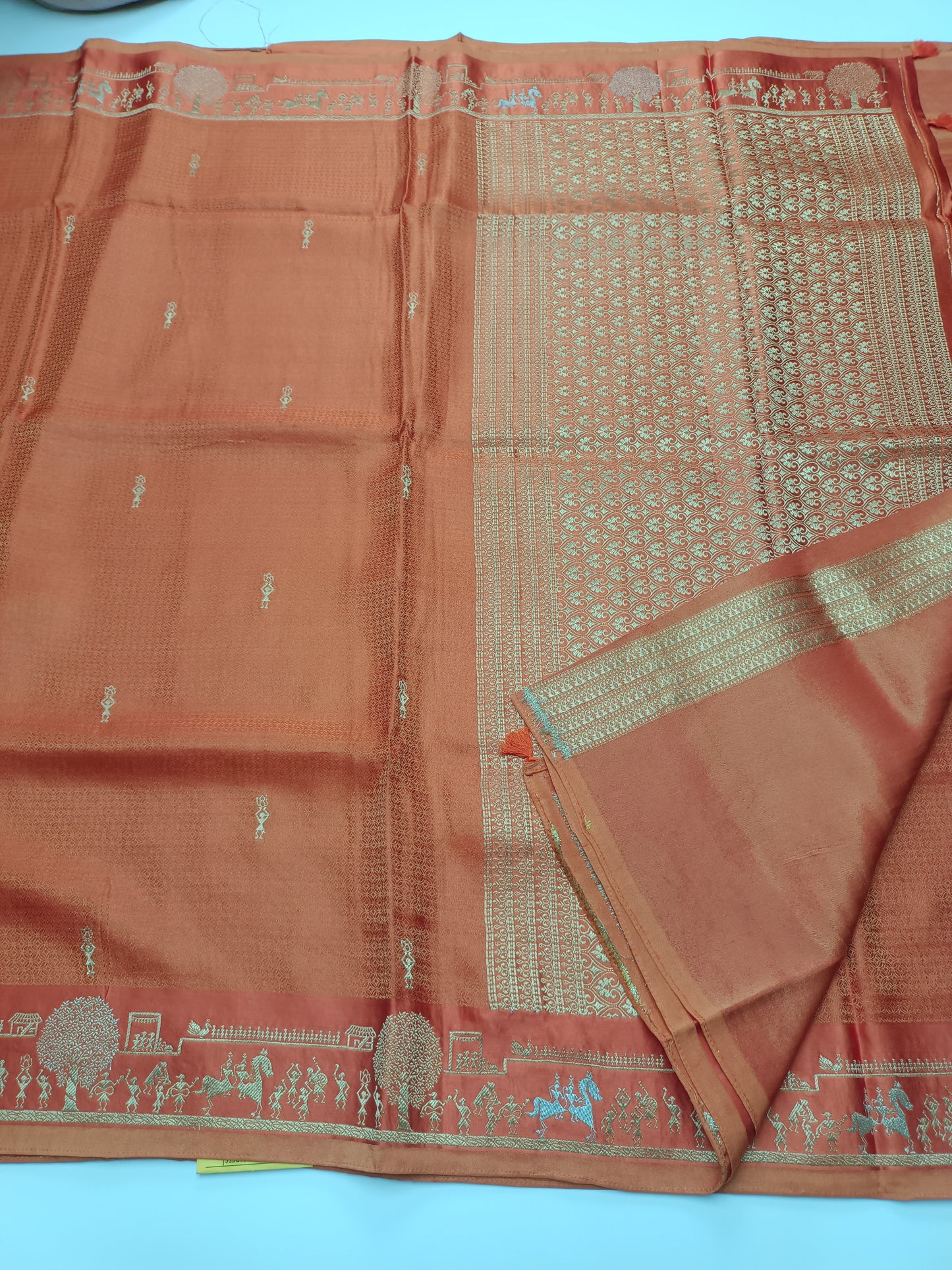 FANCY SEMI DOLA SILK SAREE (SPECIAL 30% DISCOUNT)