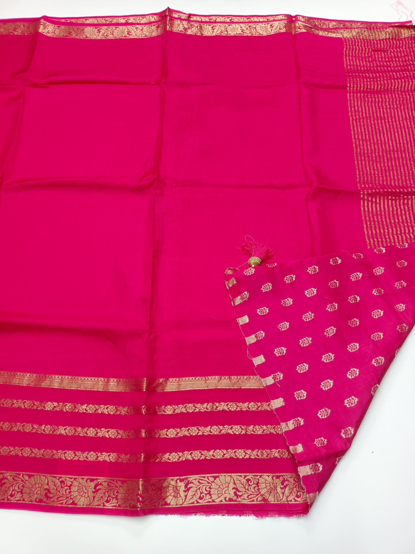 FANCY SEMI DOLA SILK SAREE (SPECIAL 30% DISCOUNT)