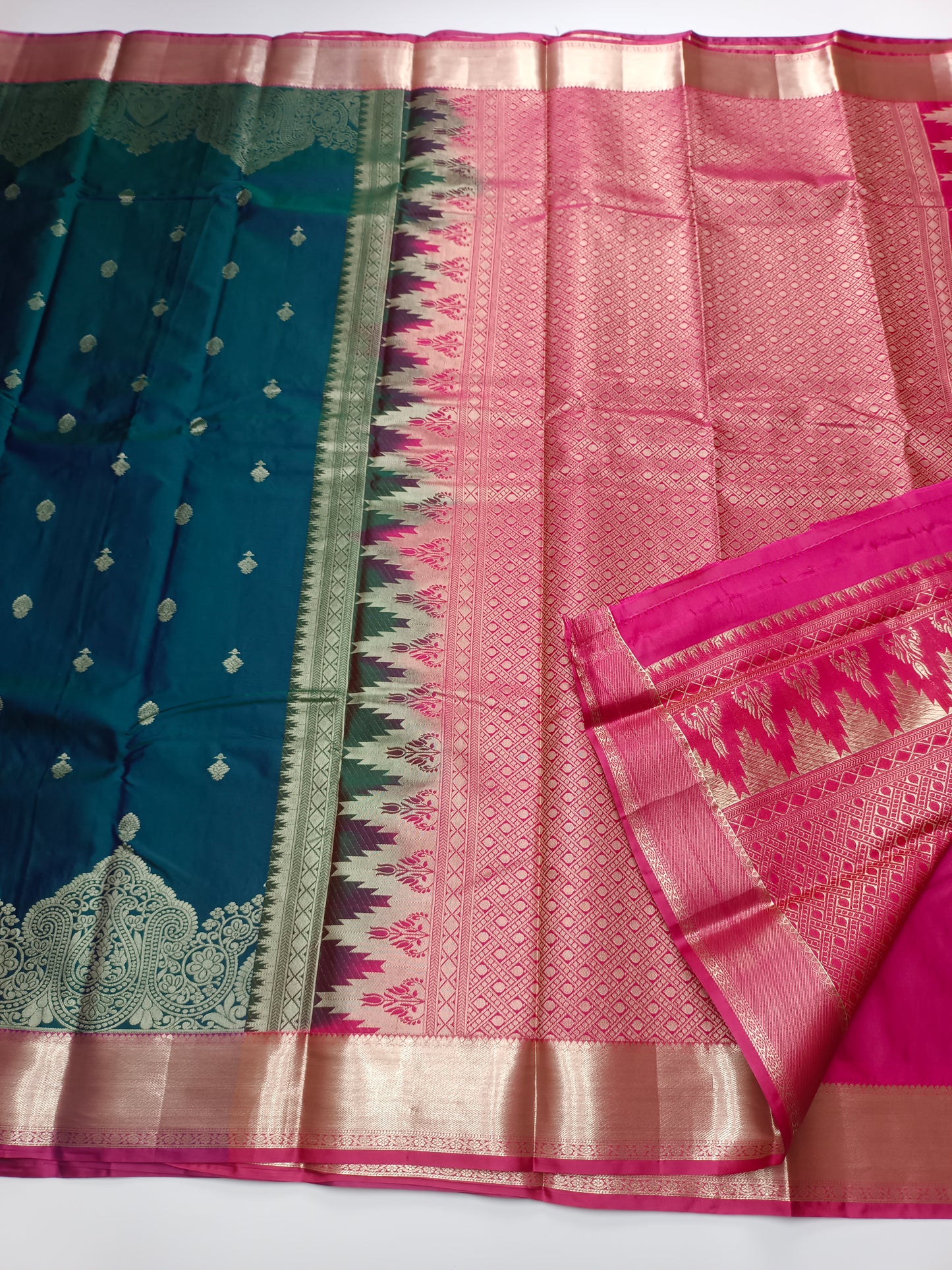 KANCHIPURAM SEMI SILK SAREE