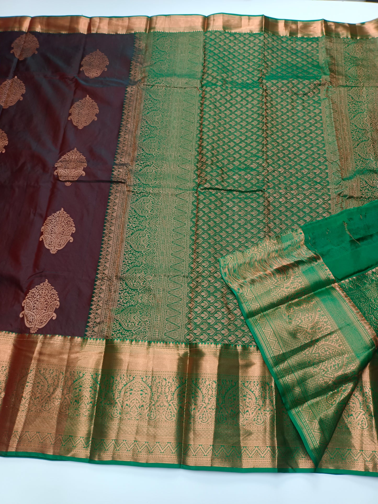 KANCHIPURAM SEMI SILK SAREE