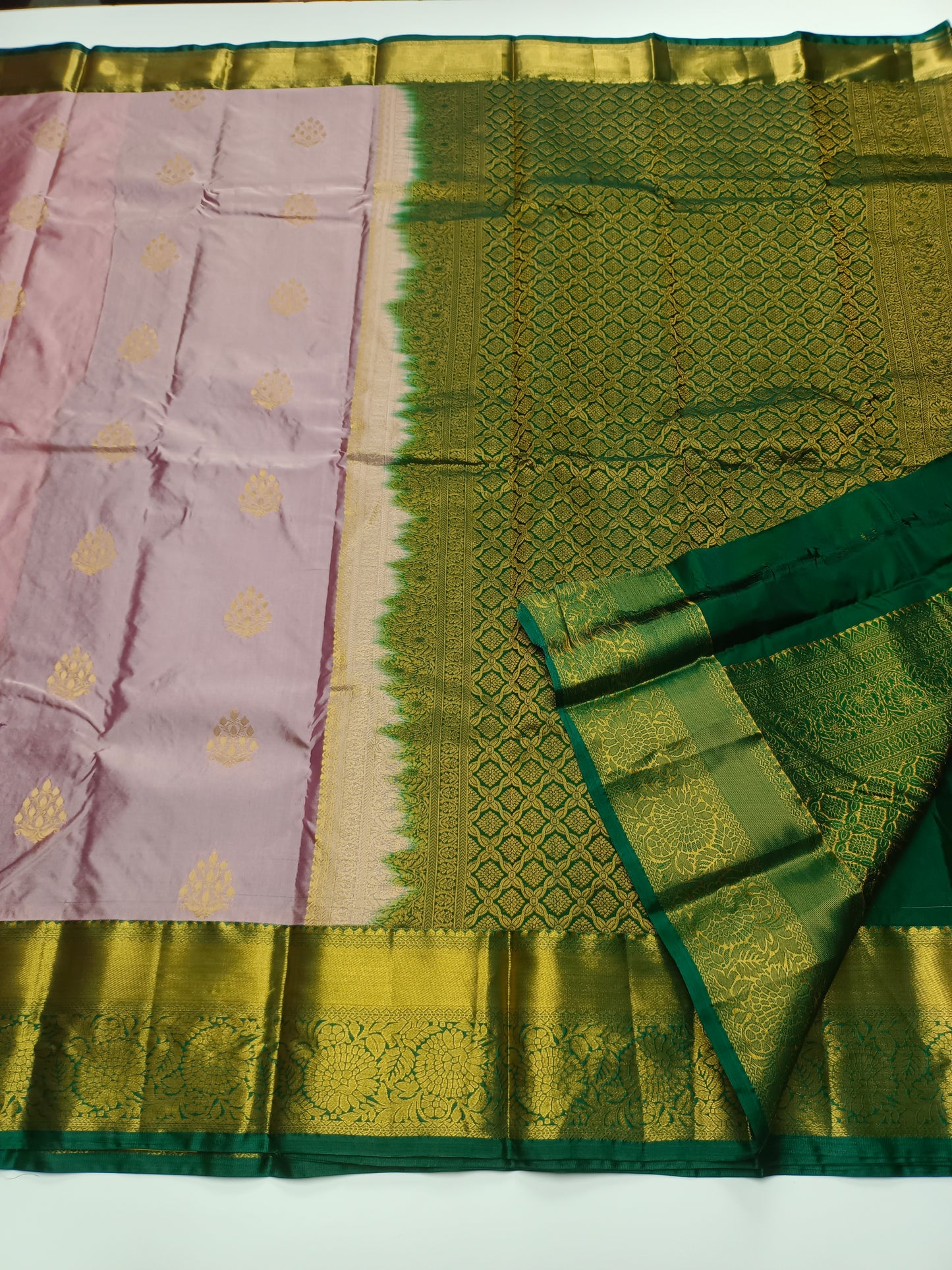 KANCHIPURAM SEMI SILK SAREE