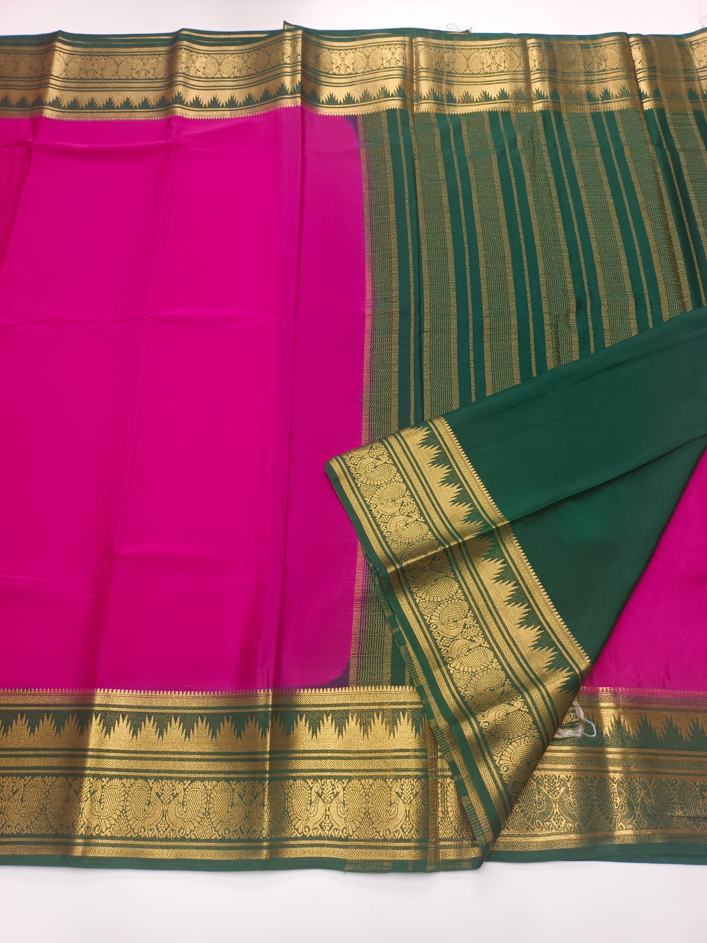 SEMI CREPE SILK SAREE (STAIN PROOF )