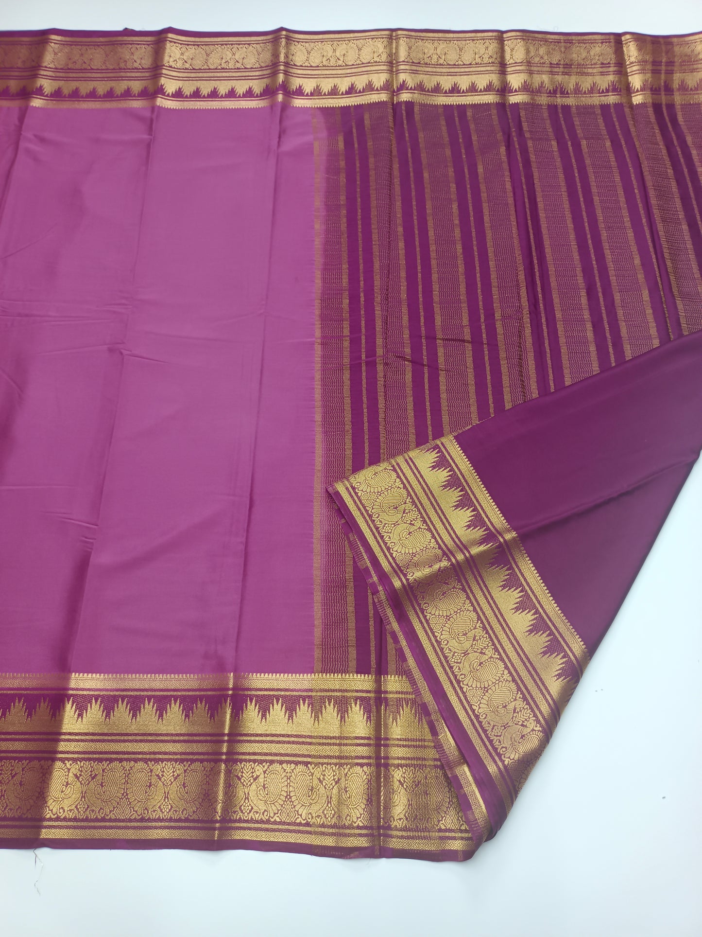 SEMI CREPE SILK SAREE (STAIN PROOF )