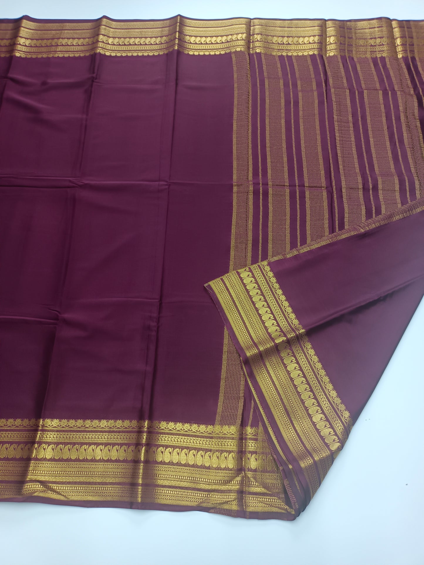 SEMI CREPE SILK SAREE (STAIN PROOF )