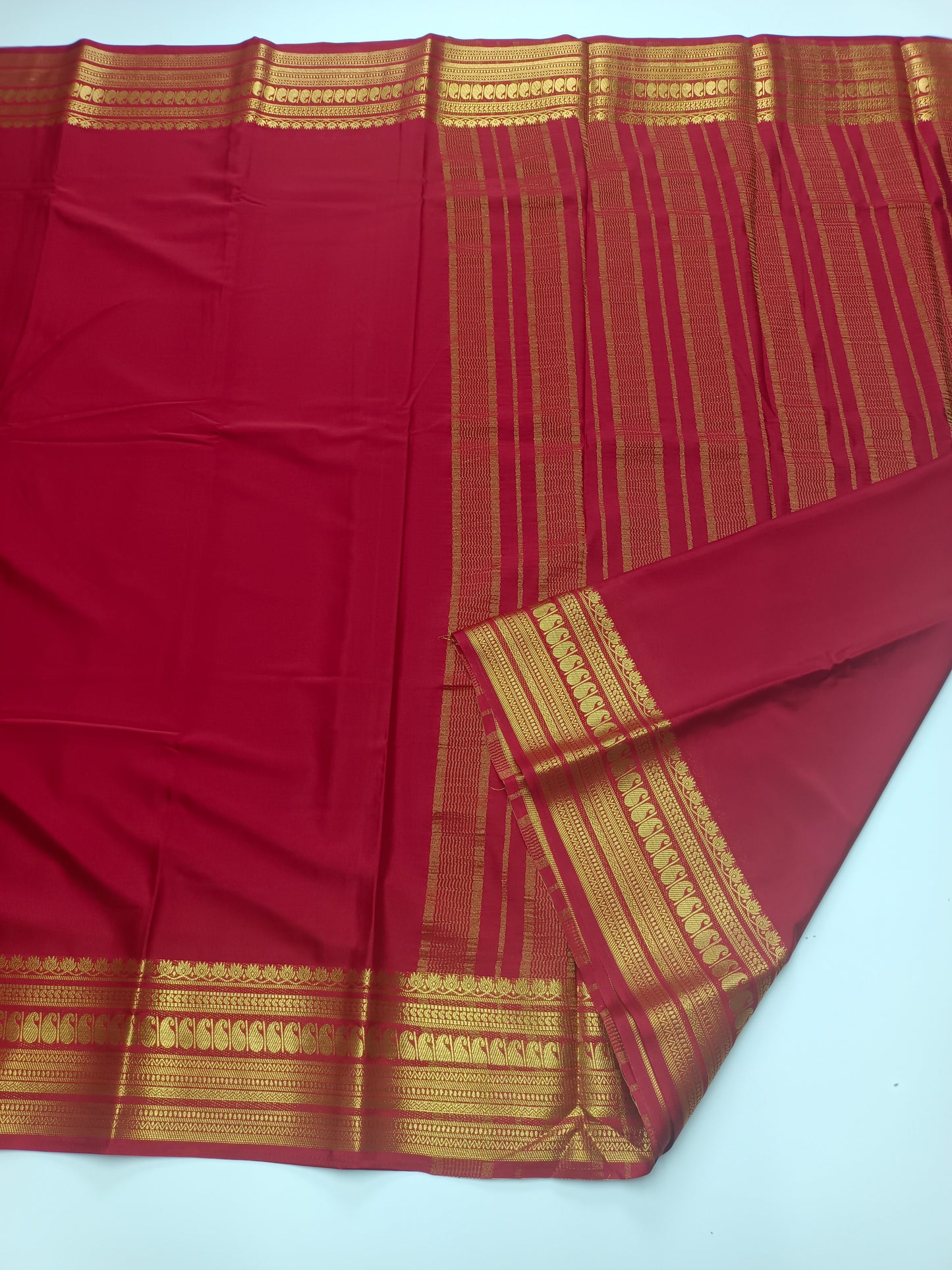 SEMI CREPE SILK SAREE (STAIN PROOF )