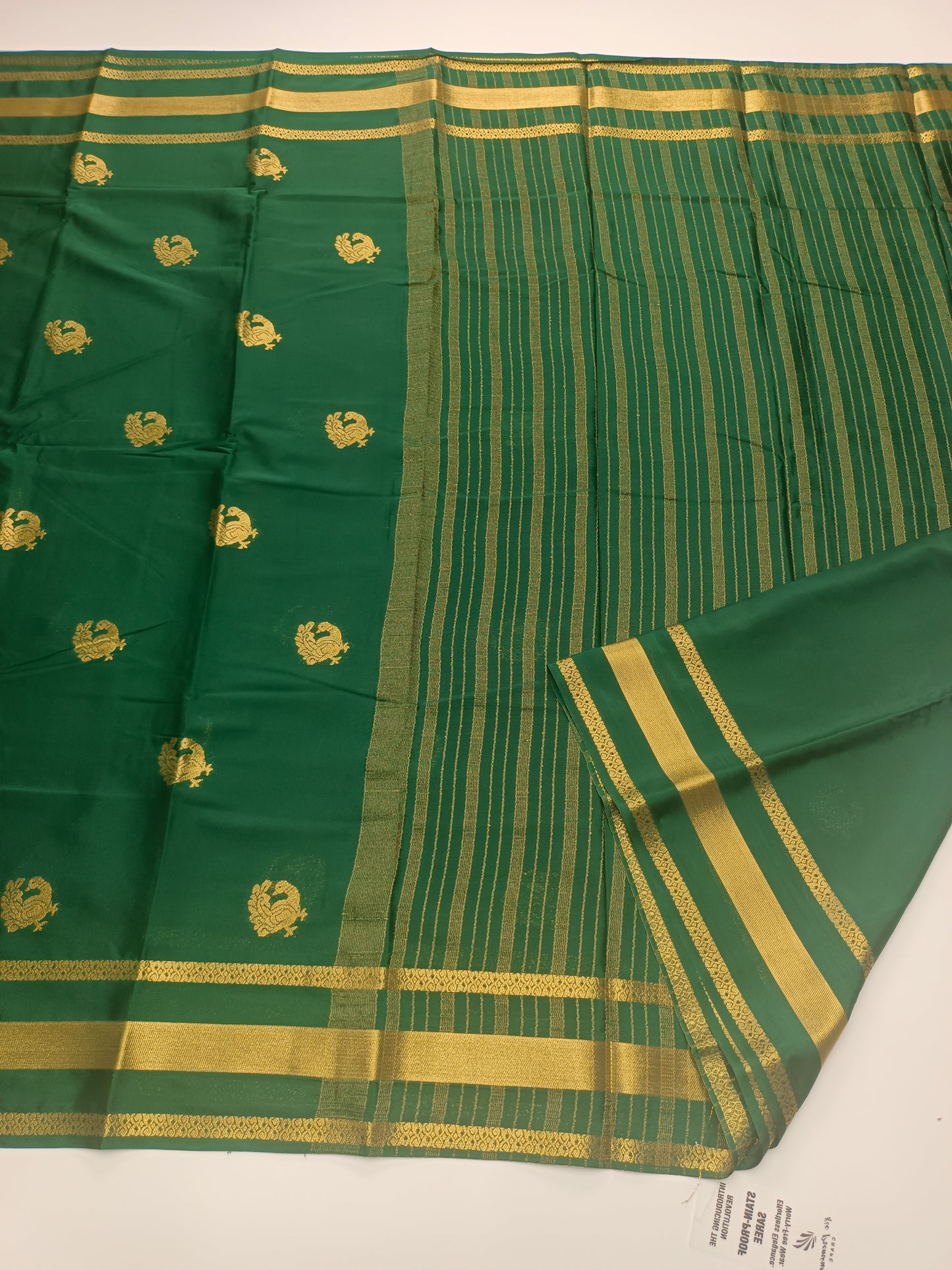 SEMI CREPE SILK SAREE (STAIN PROOF )