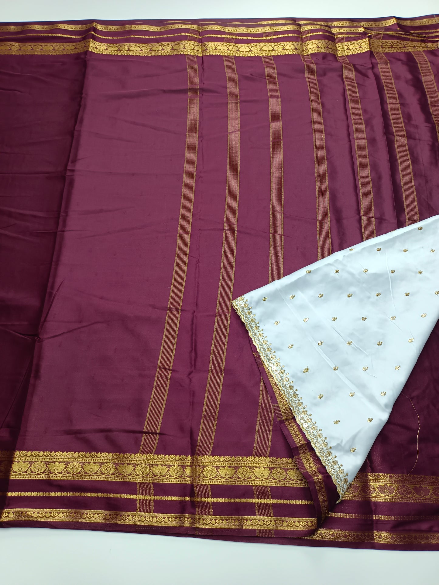 SEMI CREPE SILK SAREE
