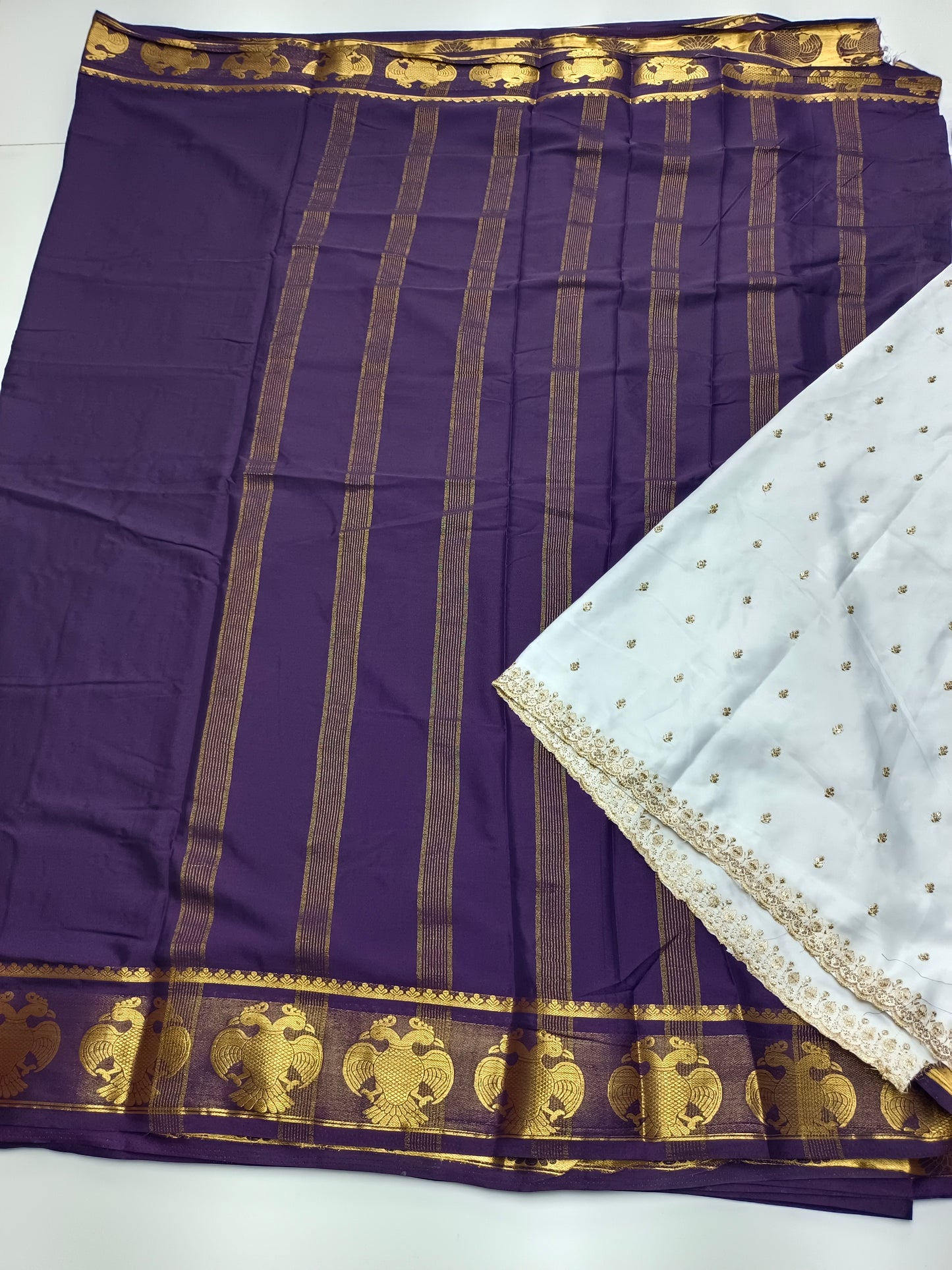 SEMI CREPE SILK SAREE
