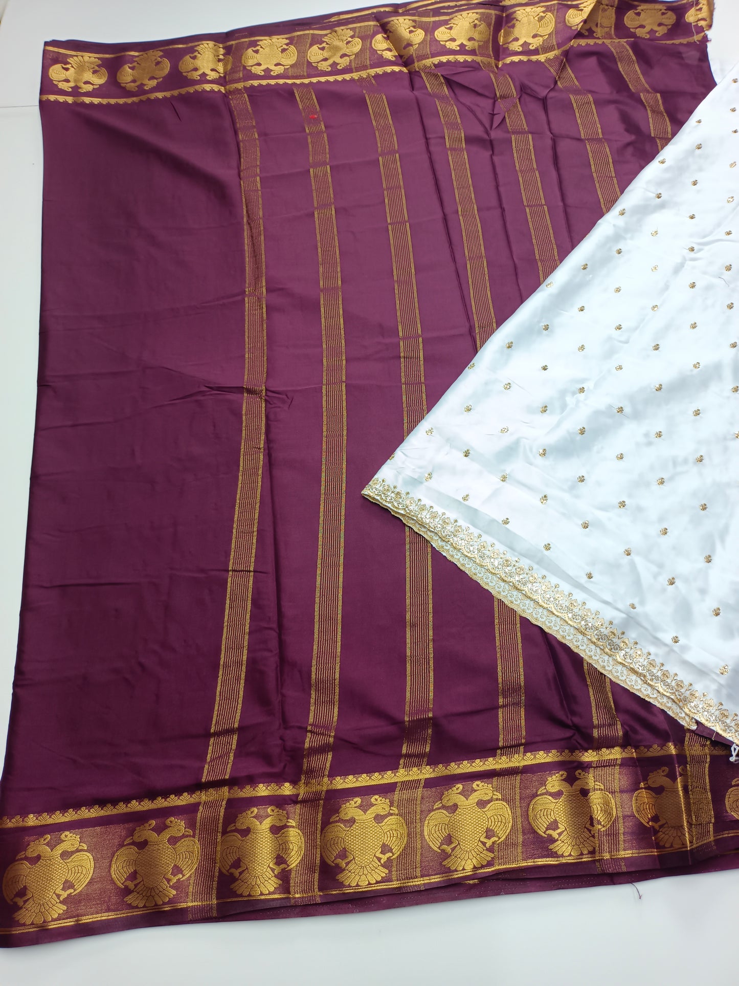 SEMI CREPE SILK SAREE