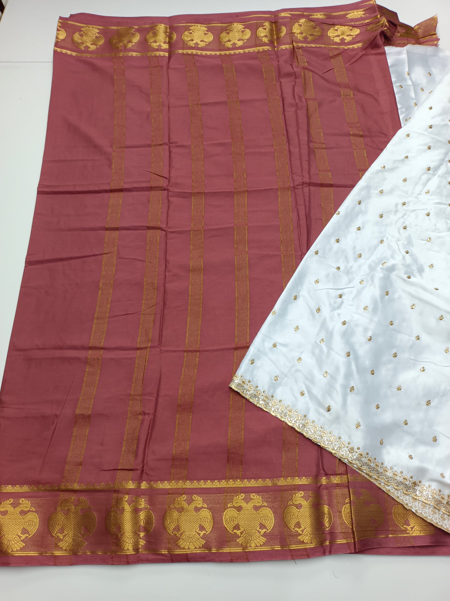 SEMI CREPE SILK SAREE