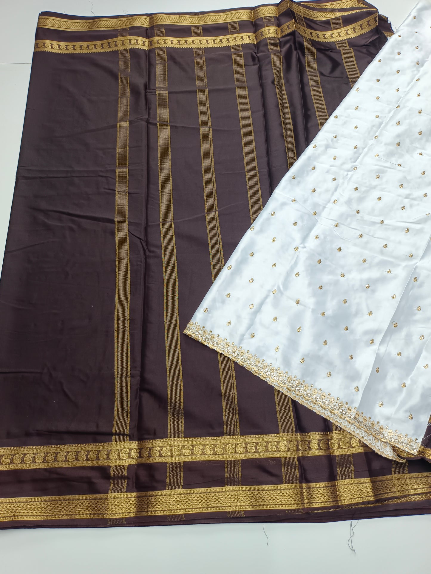 SEMI CREPE SILK SAREE