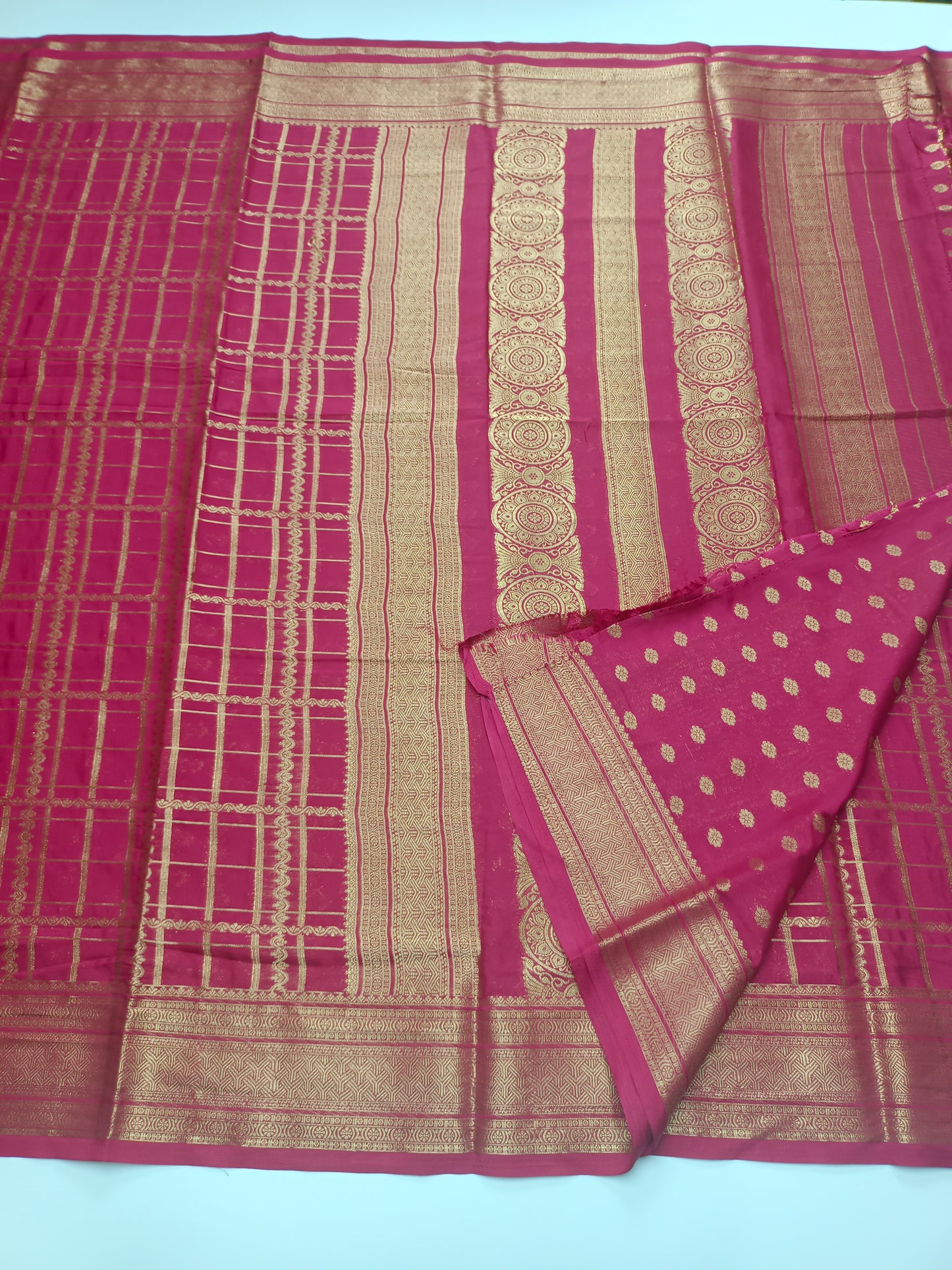 SEMI CREPE SILK SAREE