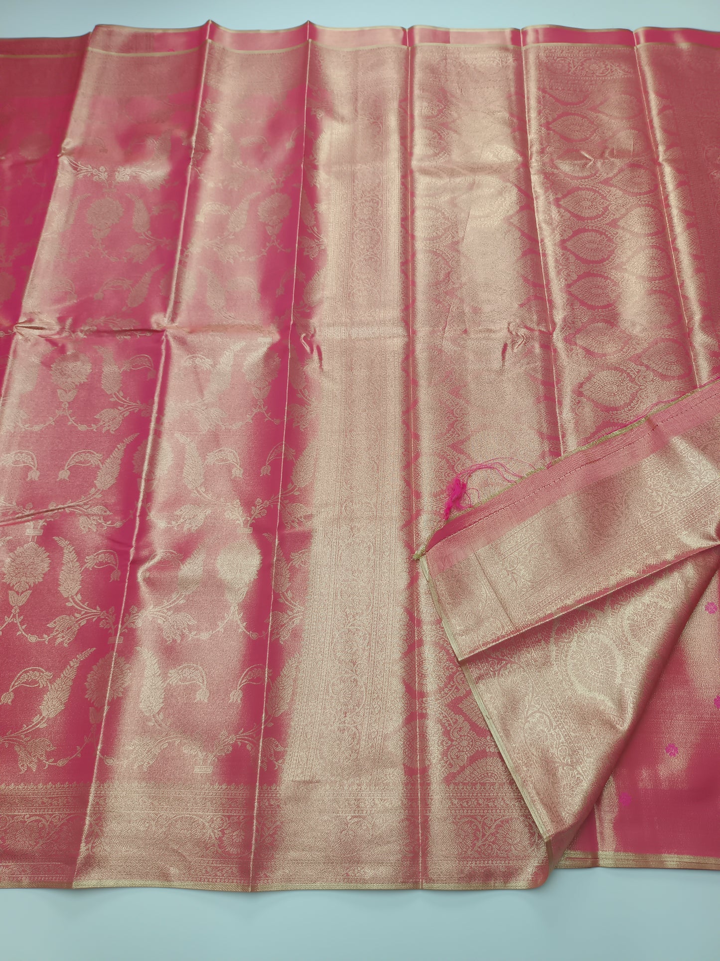 FANCY TISSUE BROCADE SILK SAREE