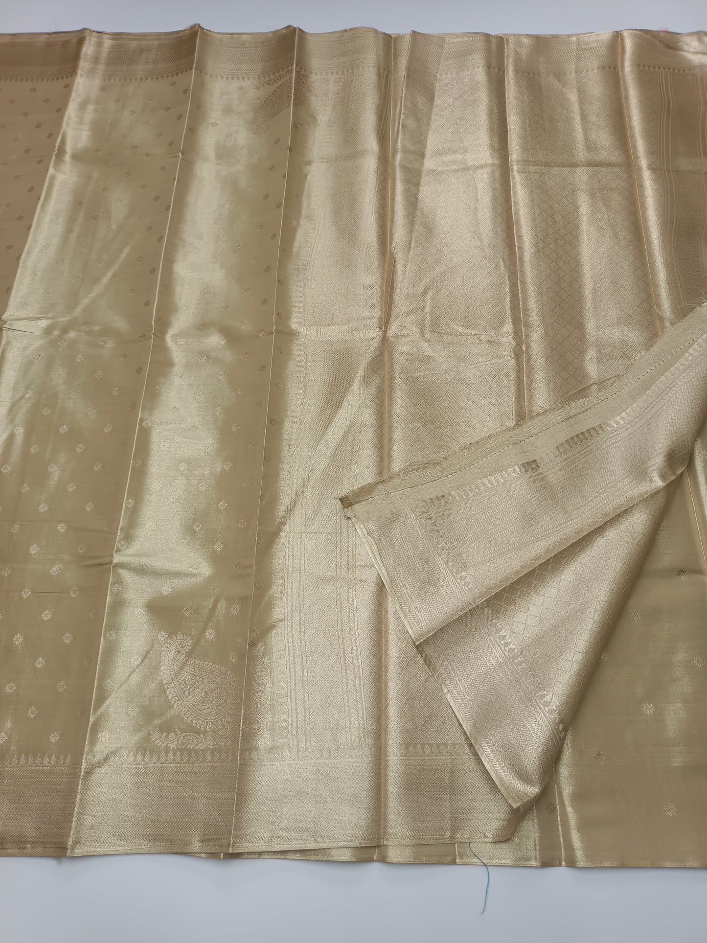 FANCY TISSUE BROCADE SILK SAREE