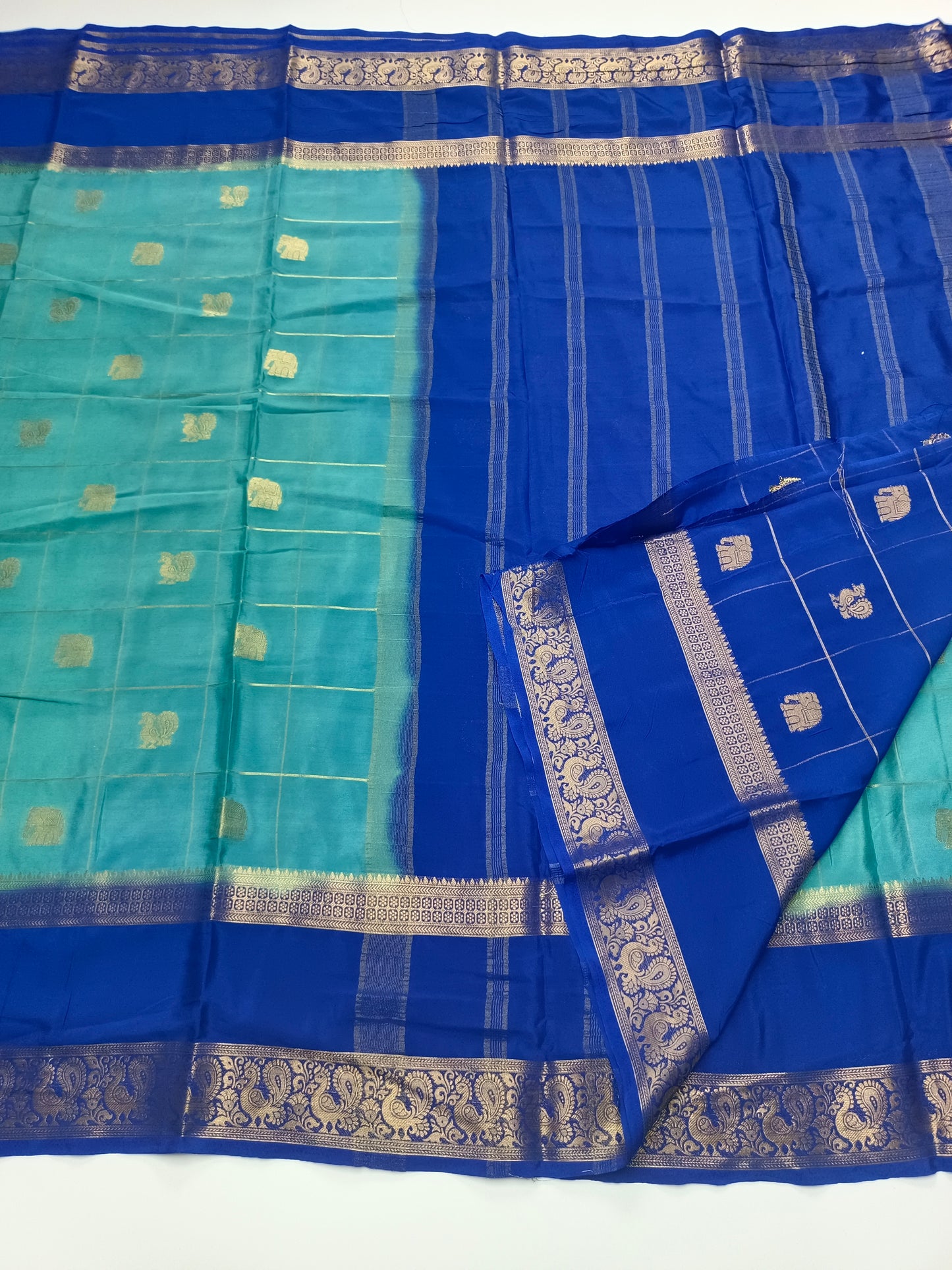 SEMI CREPE SILK SAREE