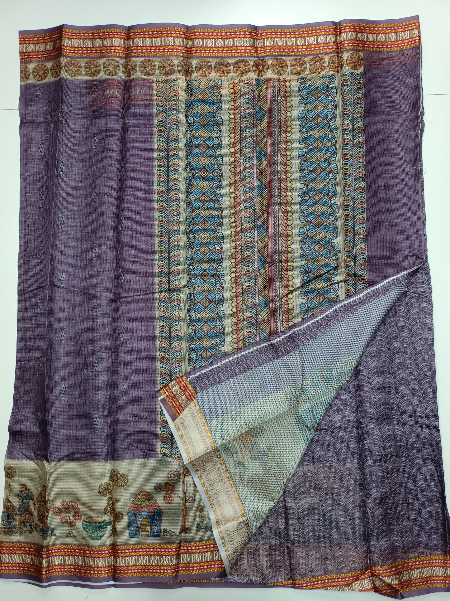 FANCY LENIN SAREE
