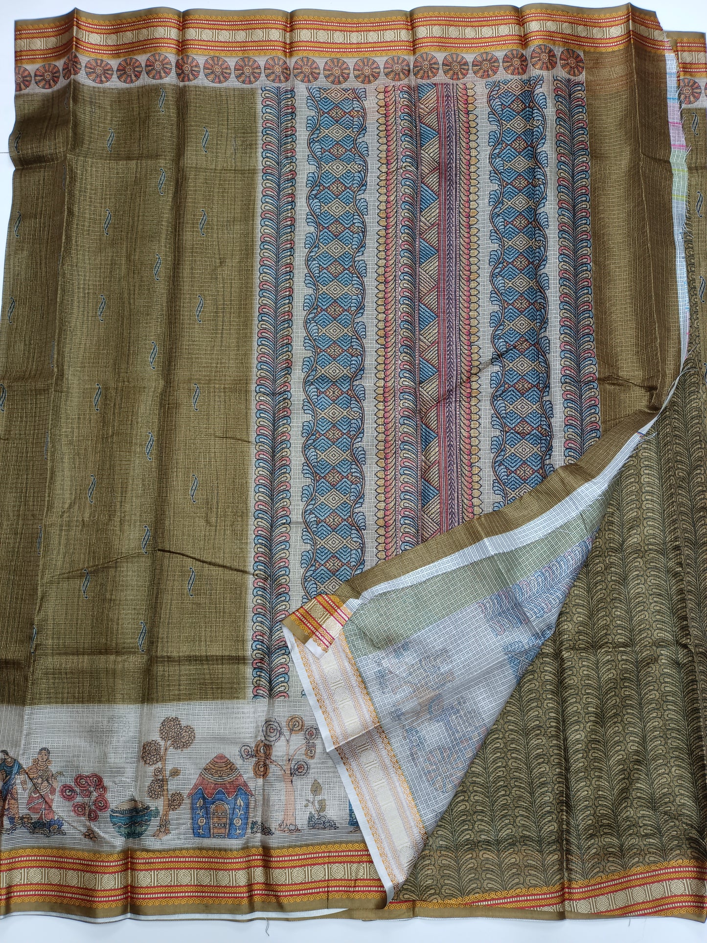 FANCY LENIN SAREE