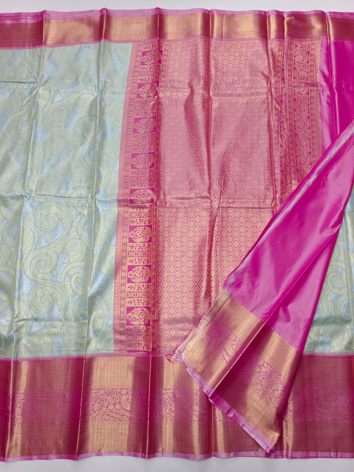 FANCY TISSUE BROCADE SAREE