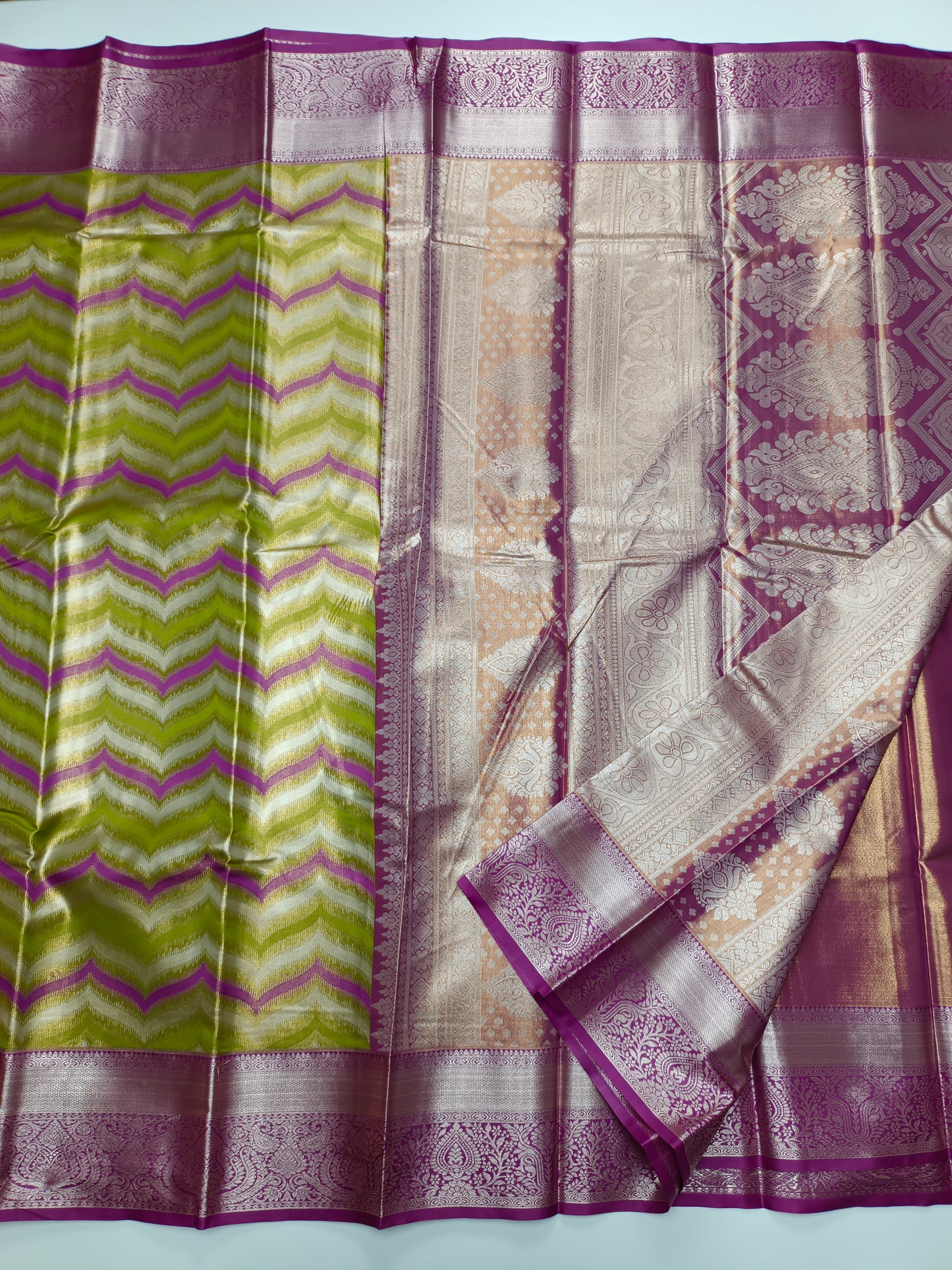 FANCY TISSUE BROCADE SAREE