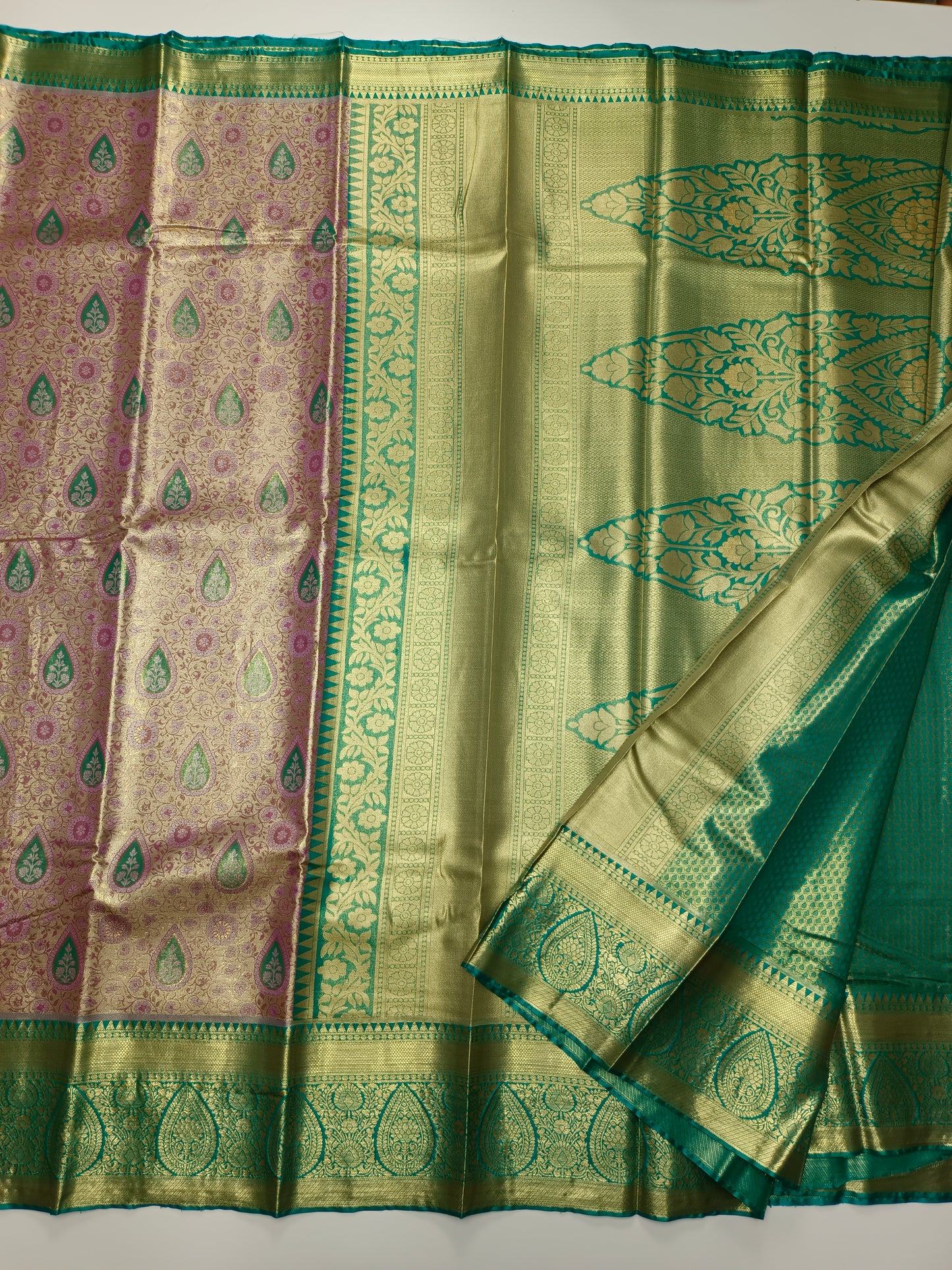 FANCY TISSUE BROCADE SAREE