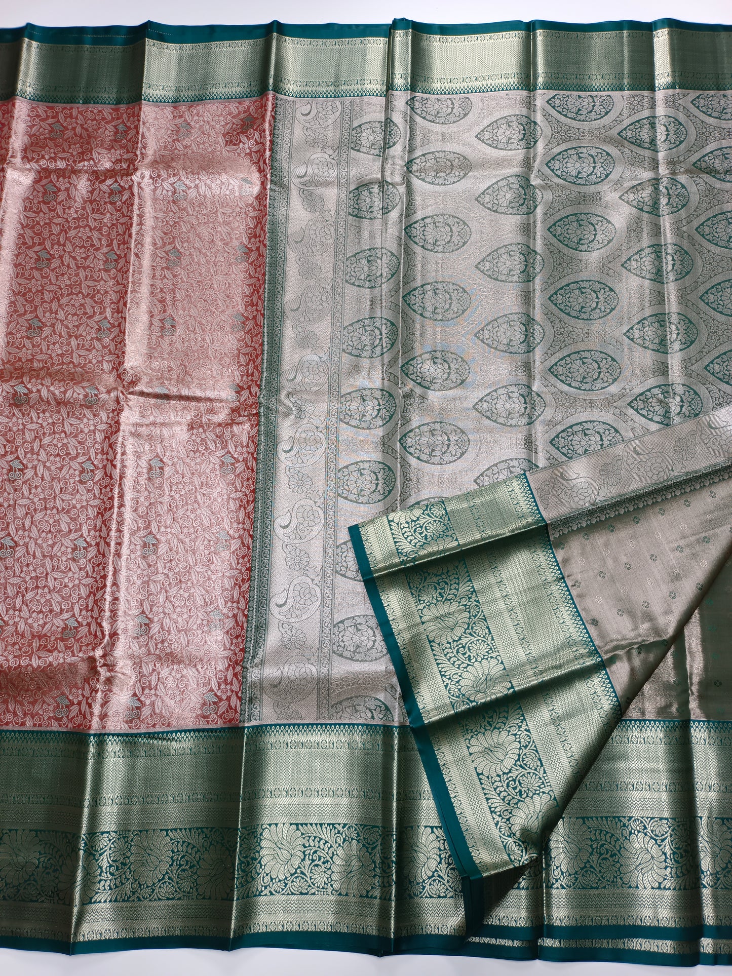 FANCY TISSUE BROCADE SAREE