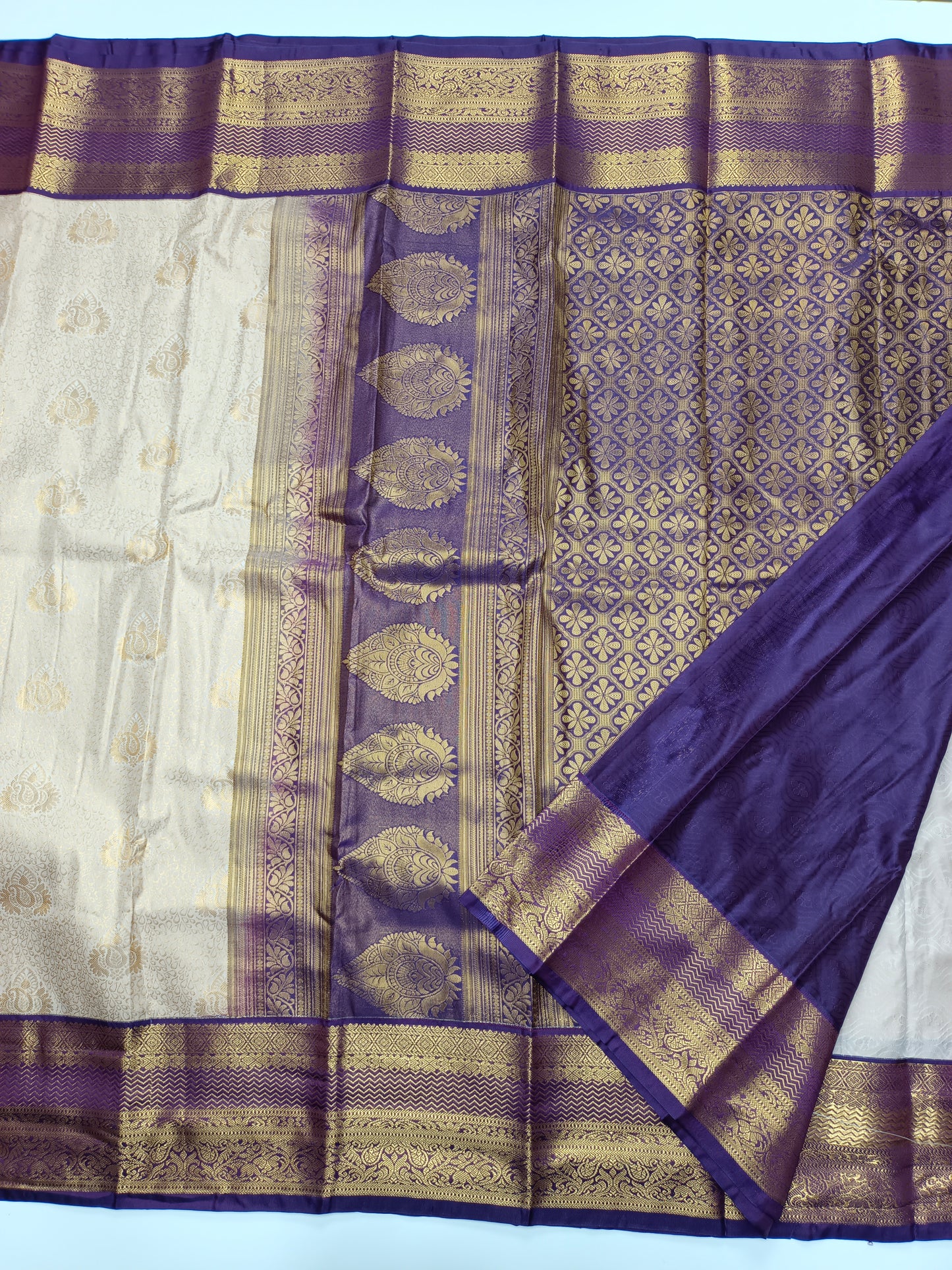 FANCY TISSUE BROCADE SAREE
