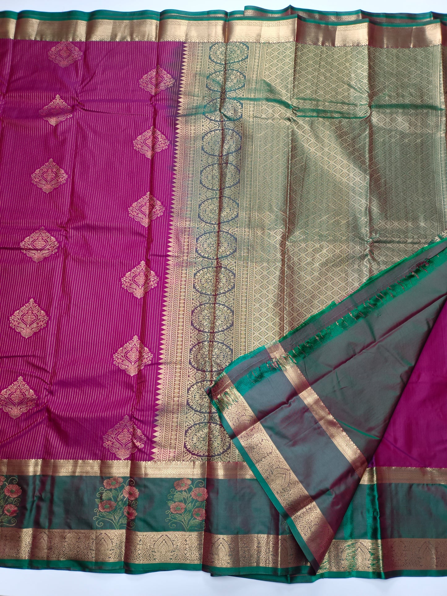 KANCHIPURAM SEMI SILK SAREE