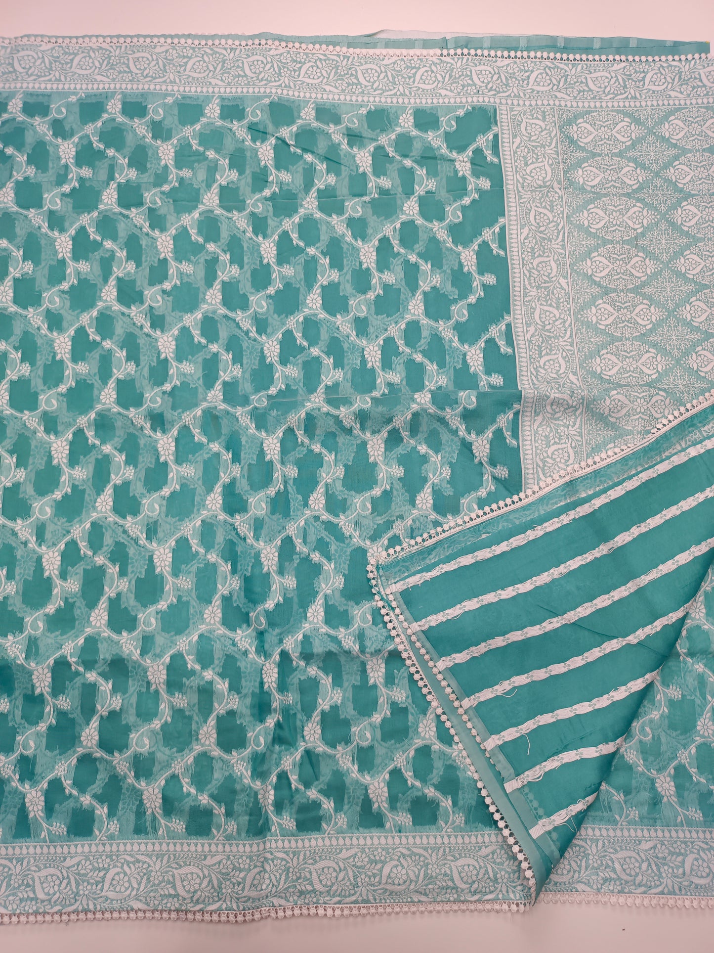 FANCY CHANDERI SILK SAREE