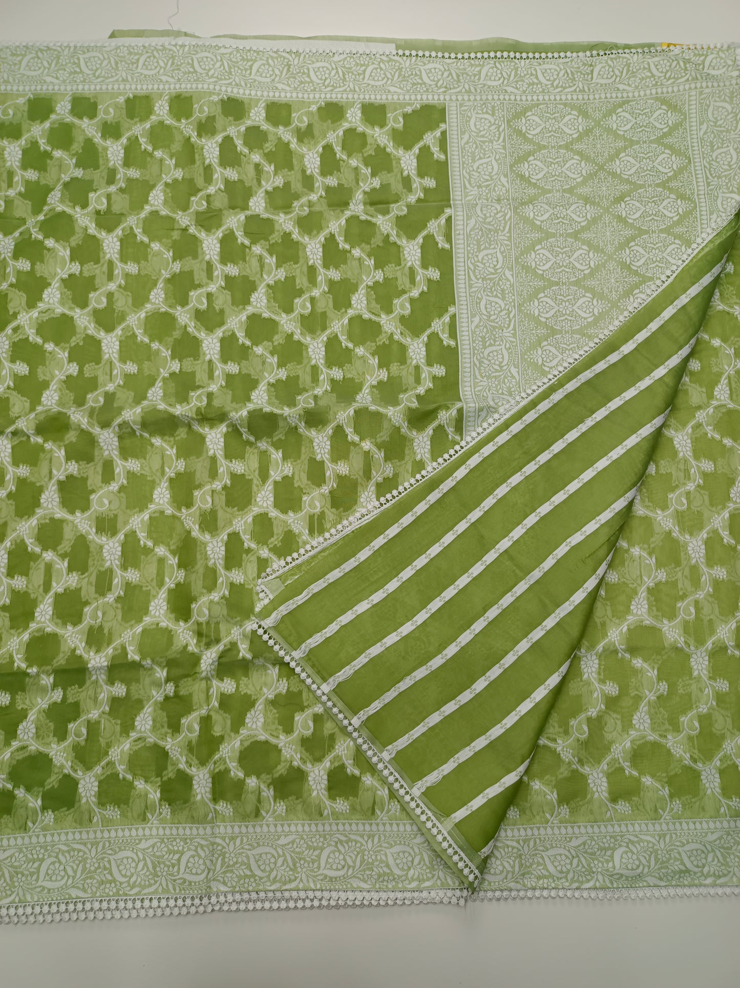 FANCY CHANDERI SILK SAREE