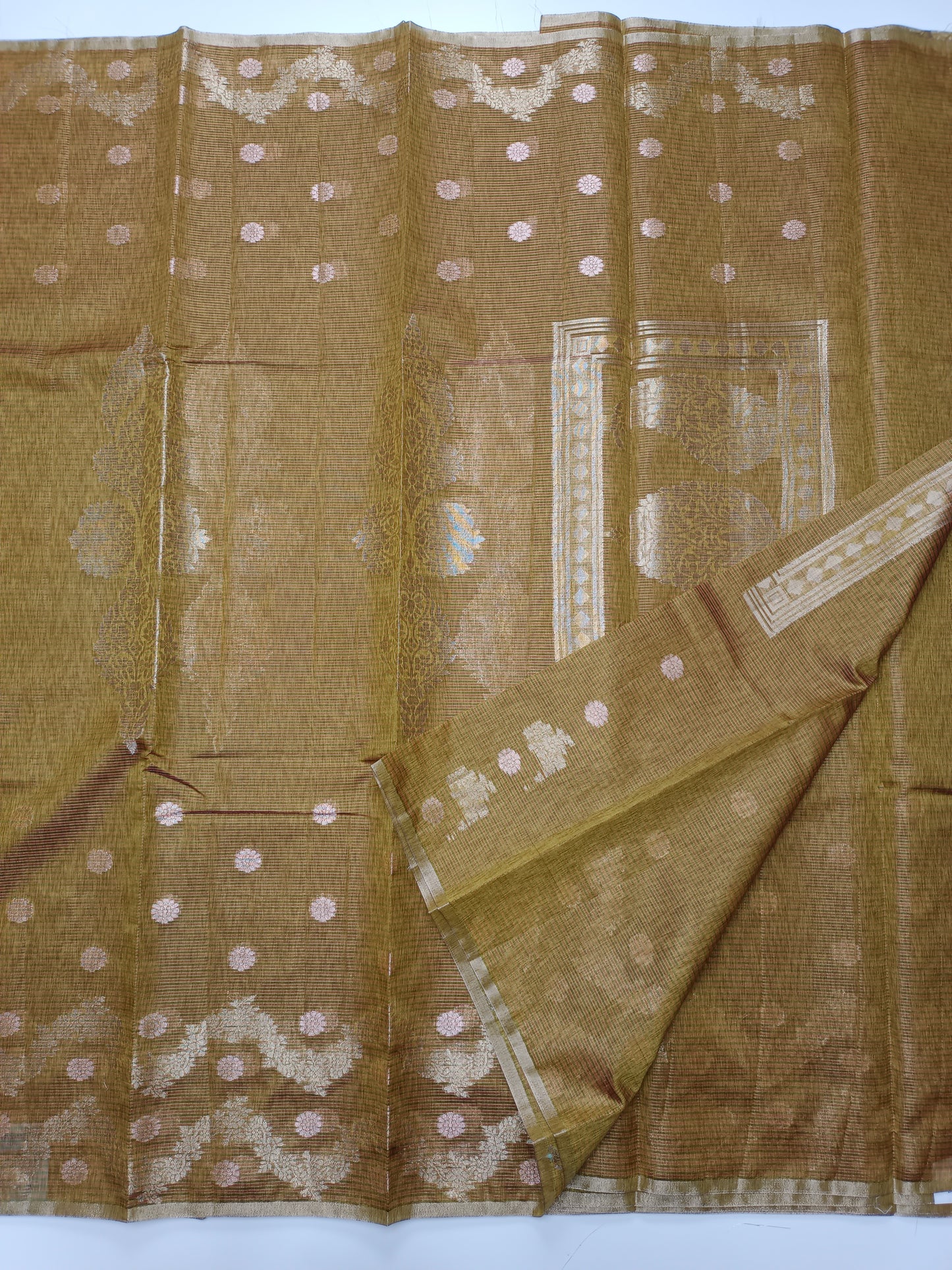 FANCY KORA SILK SAREE